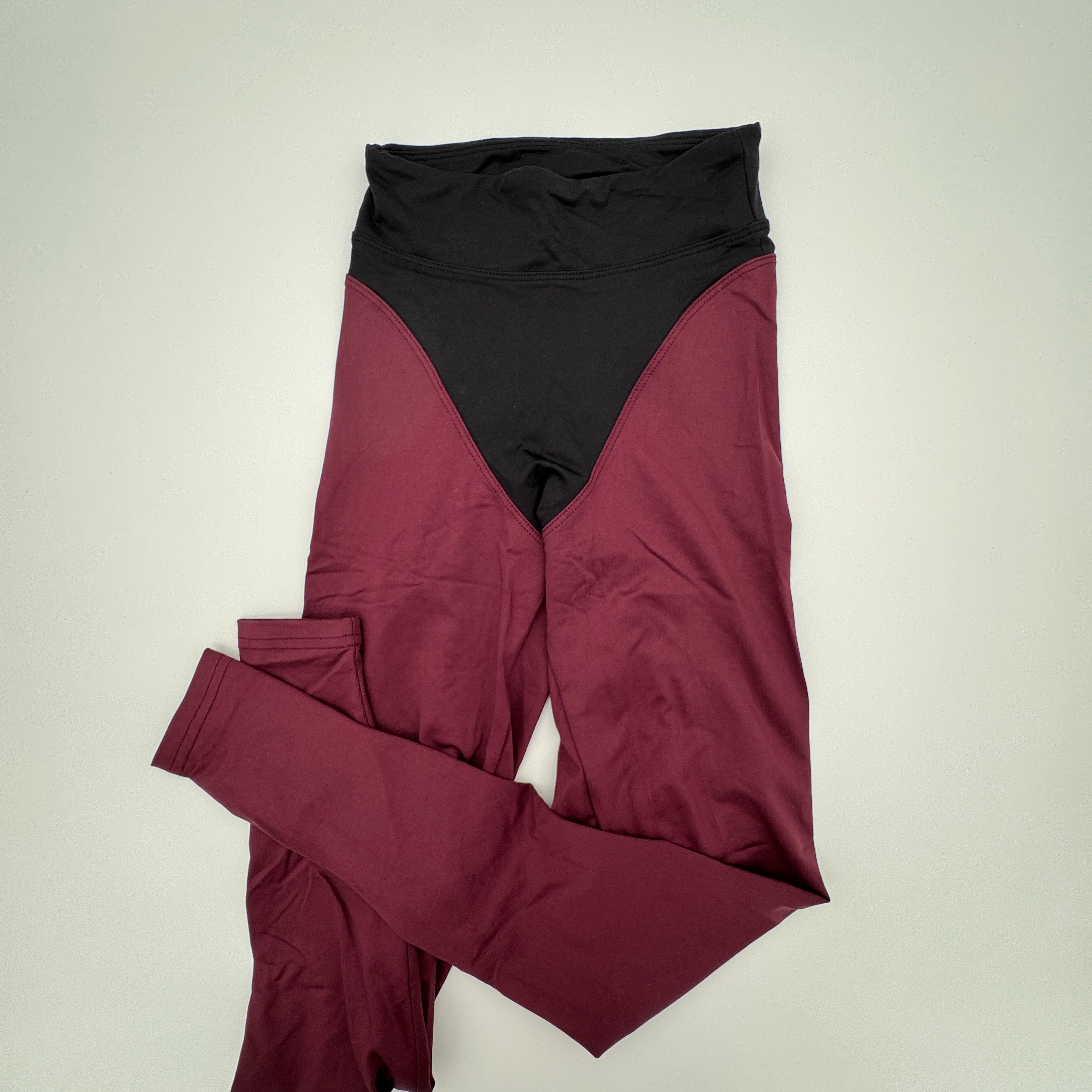 Hey Honey Einzelstücke "Leggings" - Dritte Wahl Bordeaux Schwarz