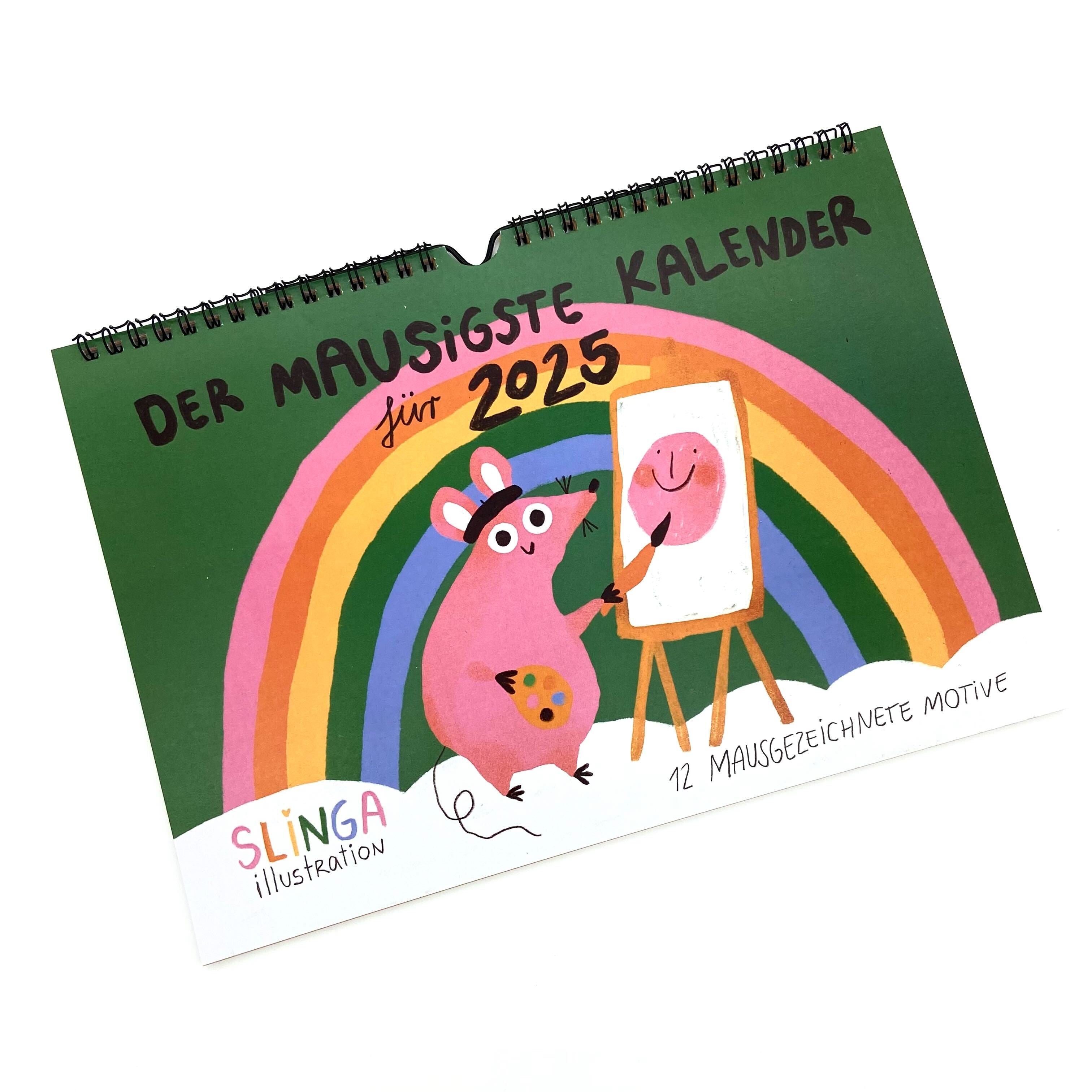 Slingashop "Kalender 2025" Mauskalender 2025