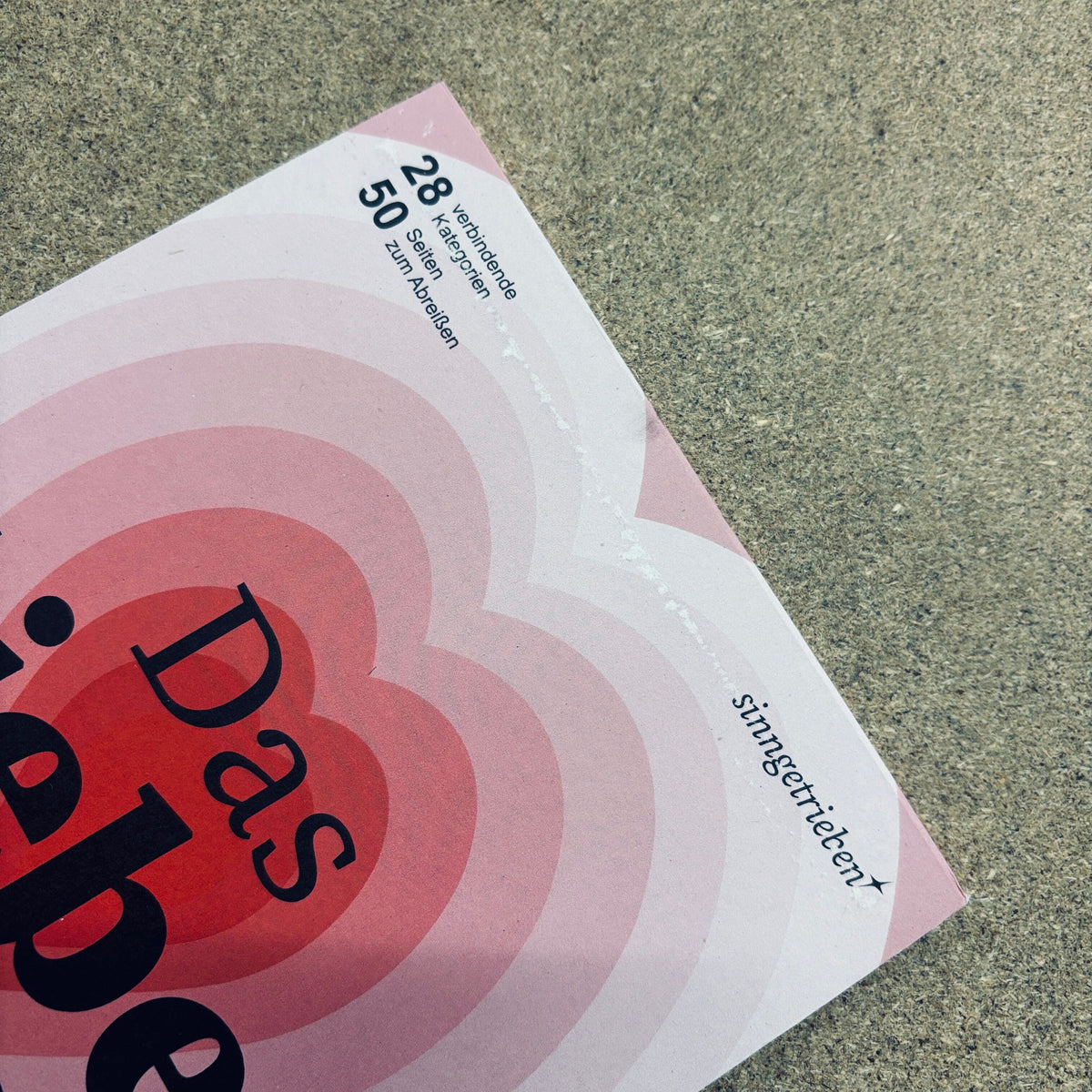 Sinngetrieben Brainstorm Block "Das Liebes ABC"