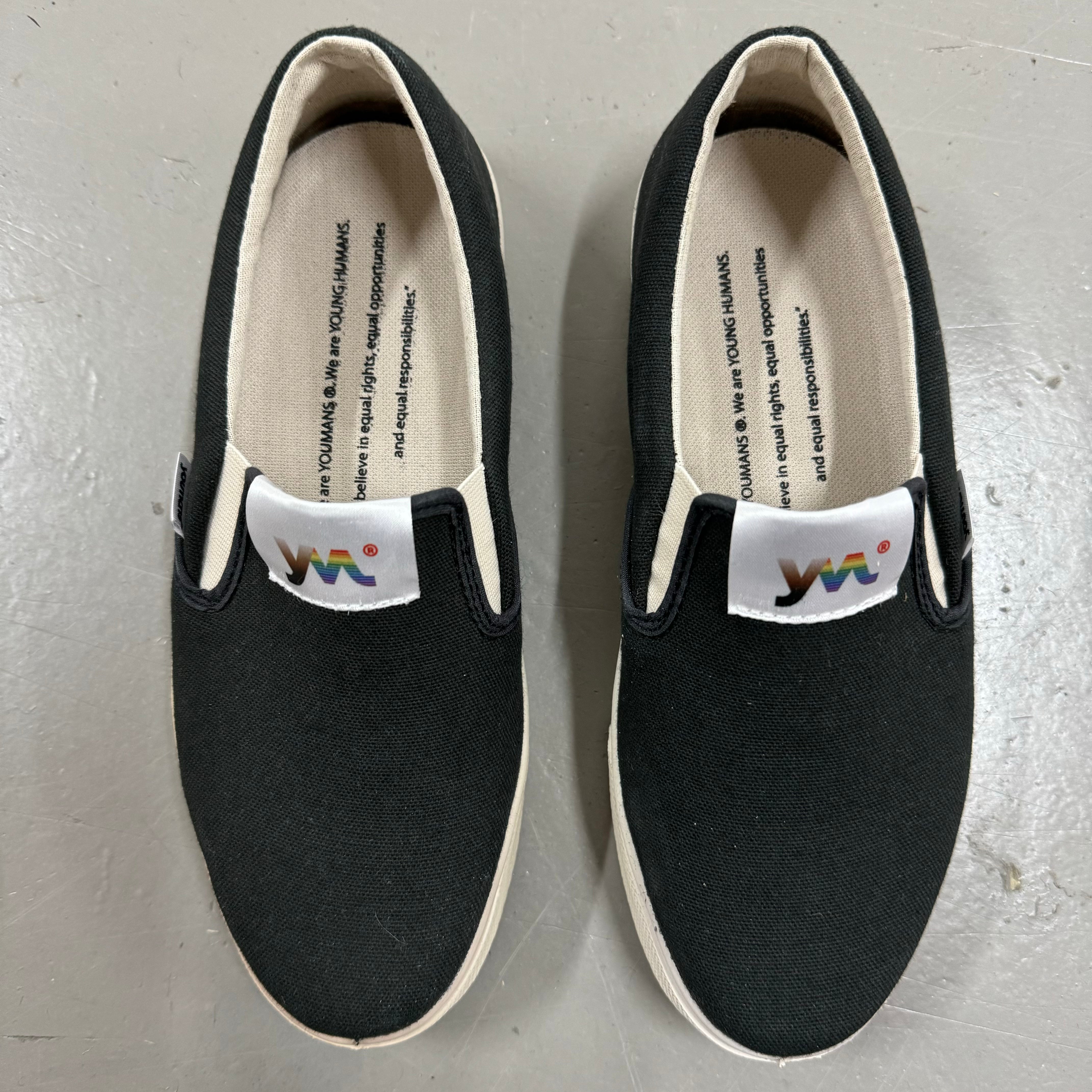 Youmans Unisex Canvas Sneaker "Sanibel" - Schwarz-Grau