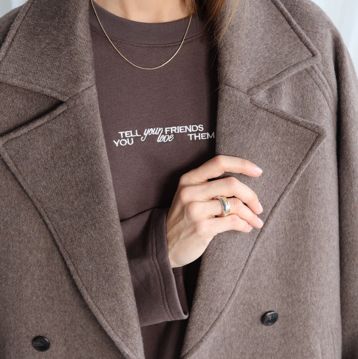 hey soho Sweatshirt "Tell Your Friends"