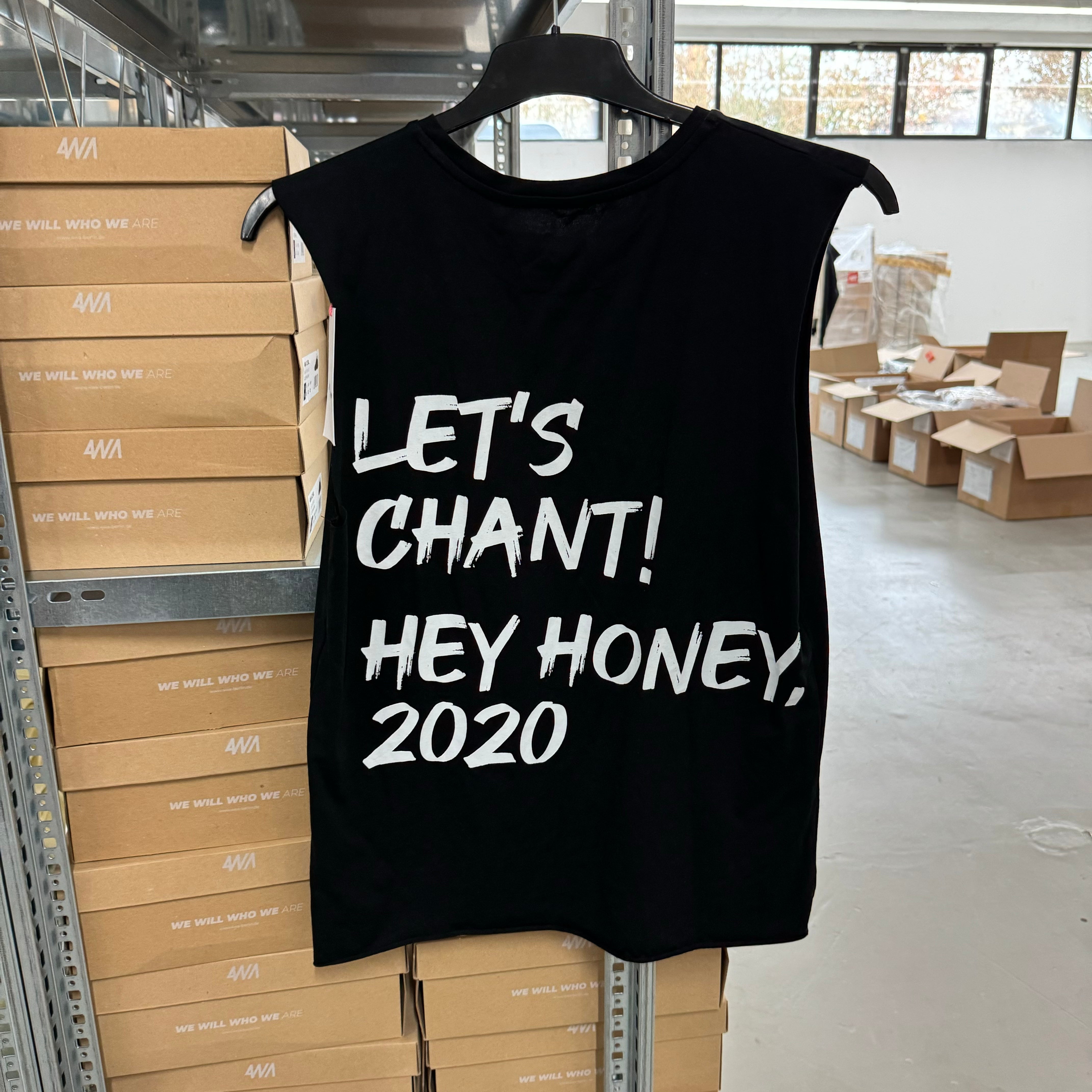 Hey Honey Top "Chant" - Schwarz / M