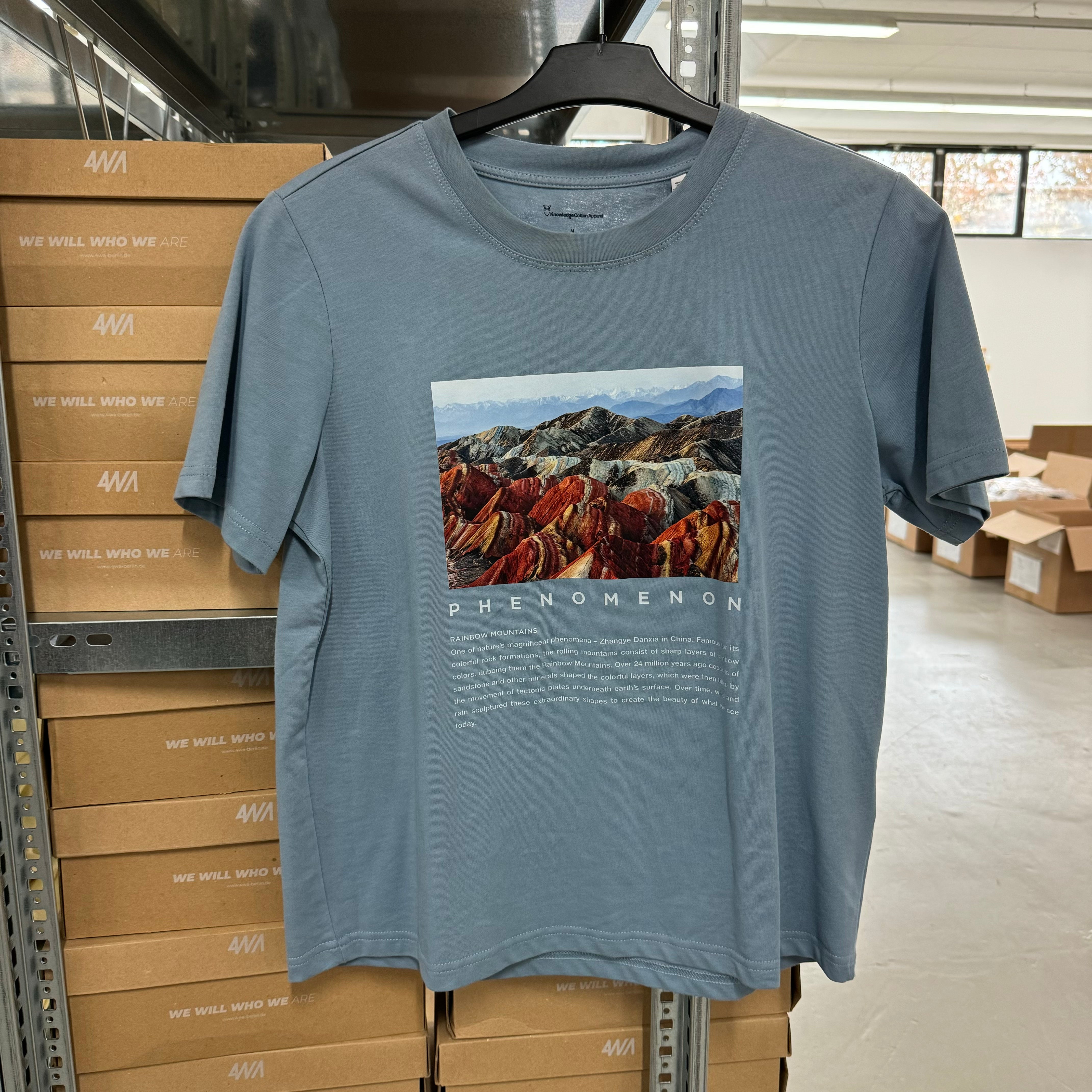 KnowledgeCotton Apparel T-Shirt - Blau / M