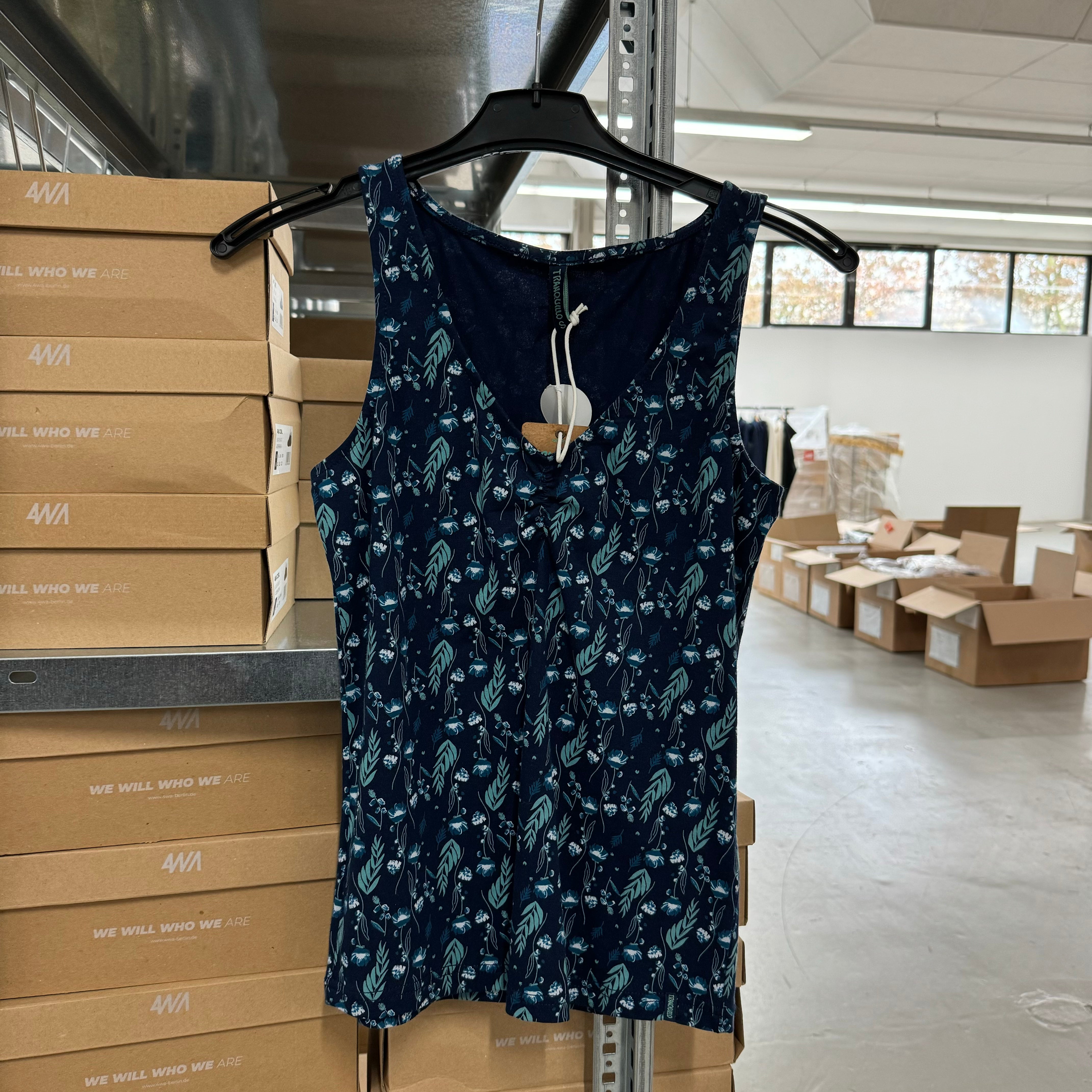 TRANQUILLO Top "Merga" - Dunkelblau / S