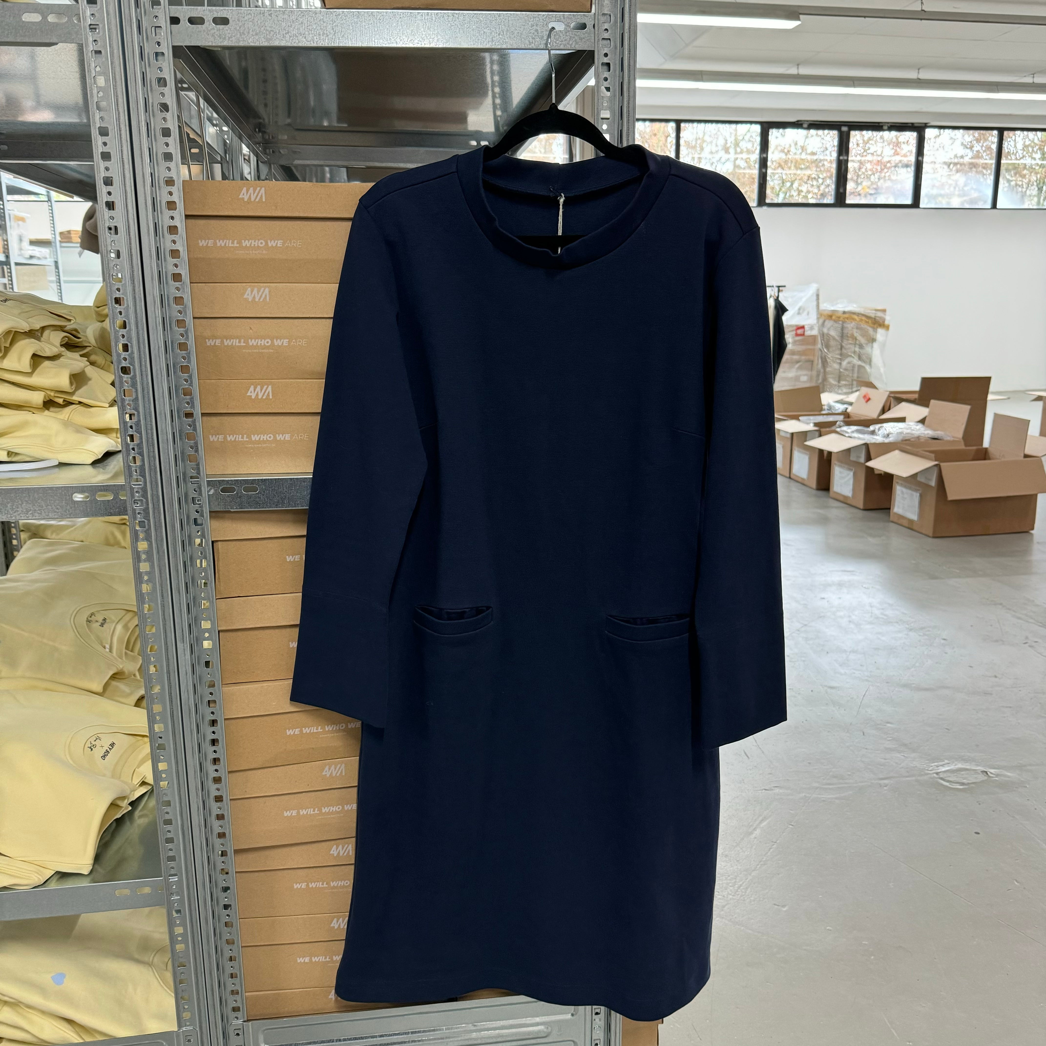 anzüglich Kleid - Dunkelblau / XL
