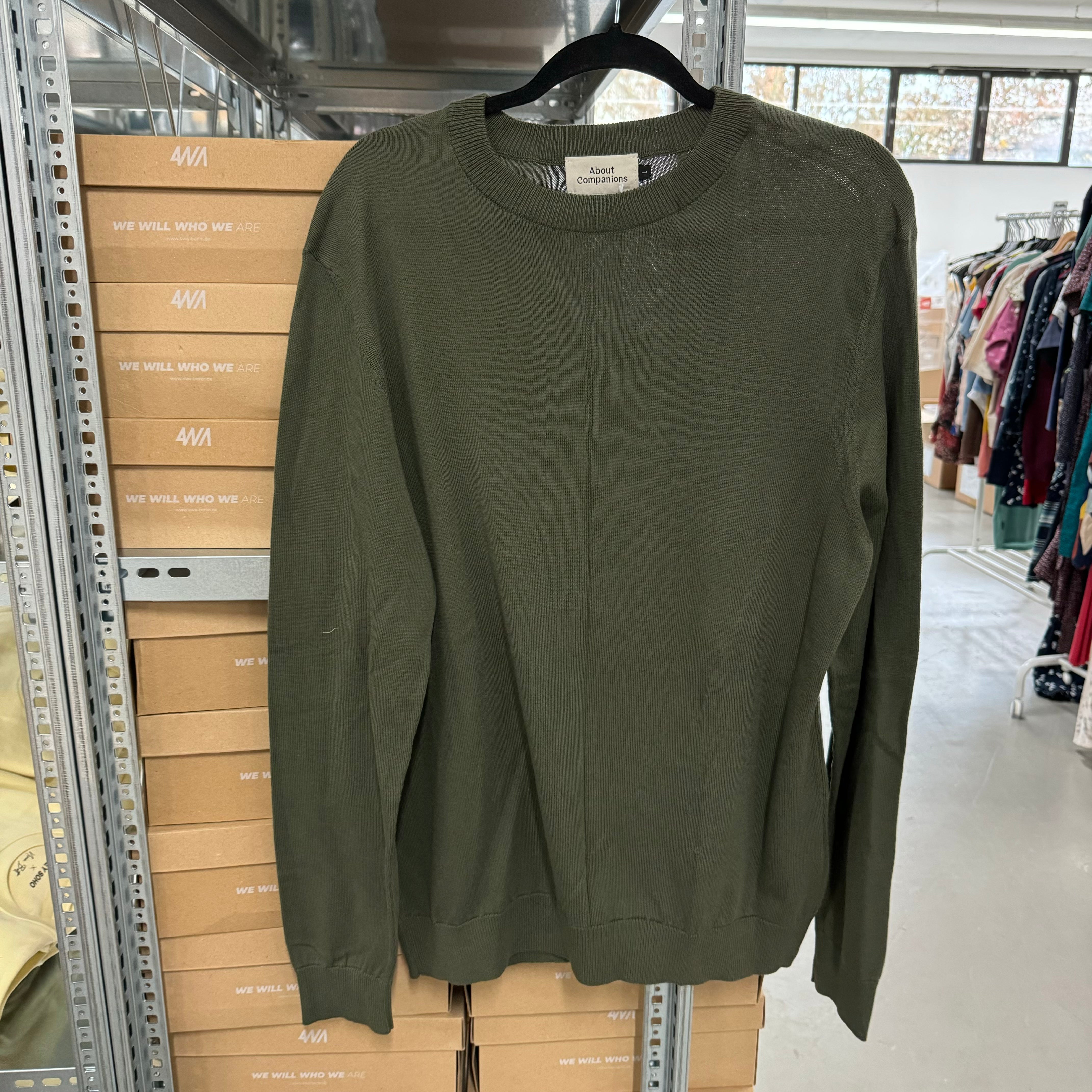 About Companions Herren Pullover "Milo" - Olive / L