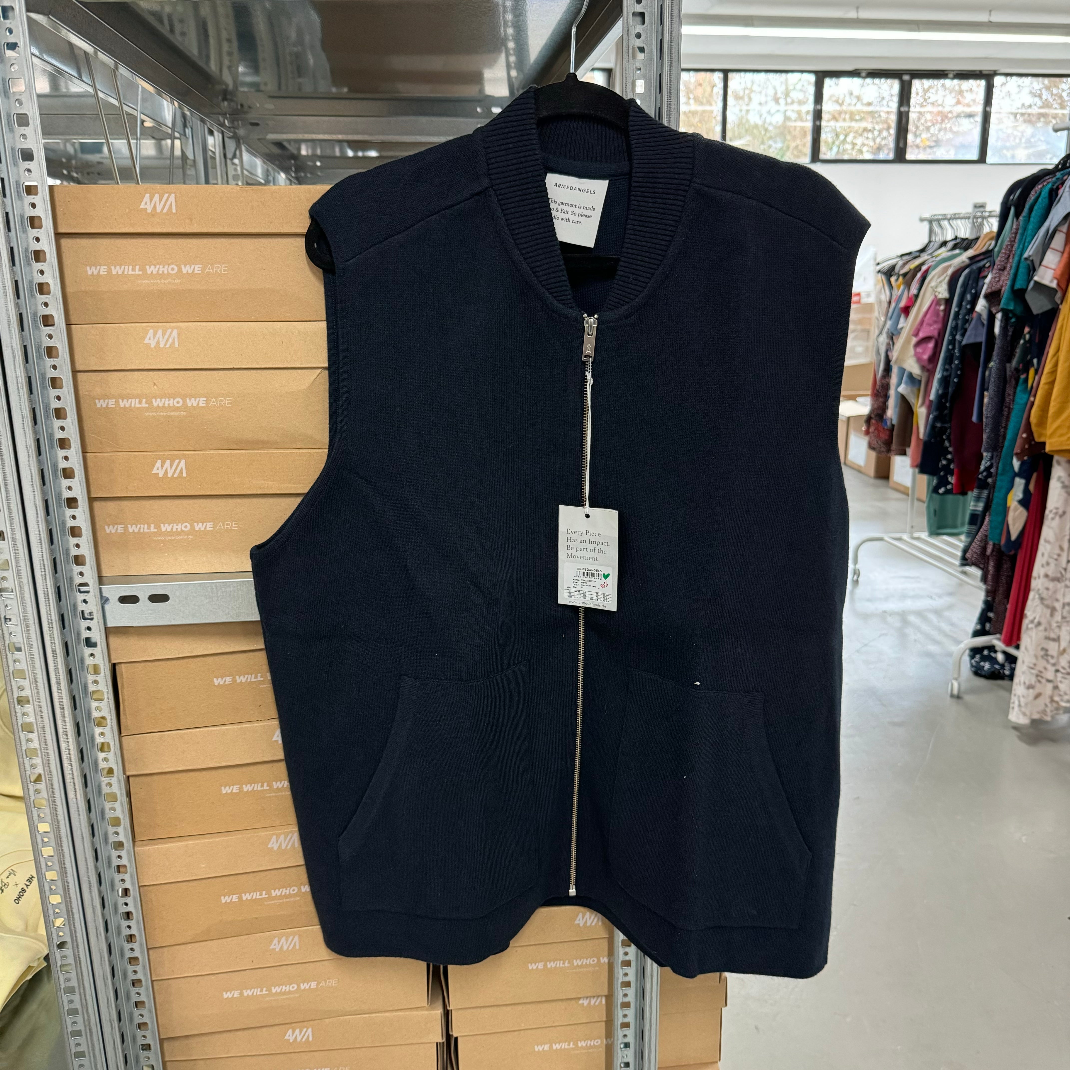 ARMEDANGELS Herren Weste "VASTAA" - Dunkelblau / XL