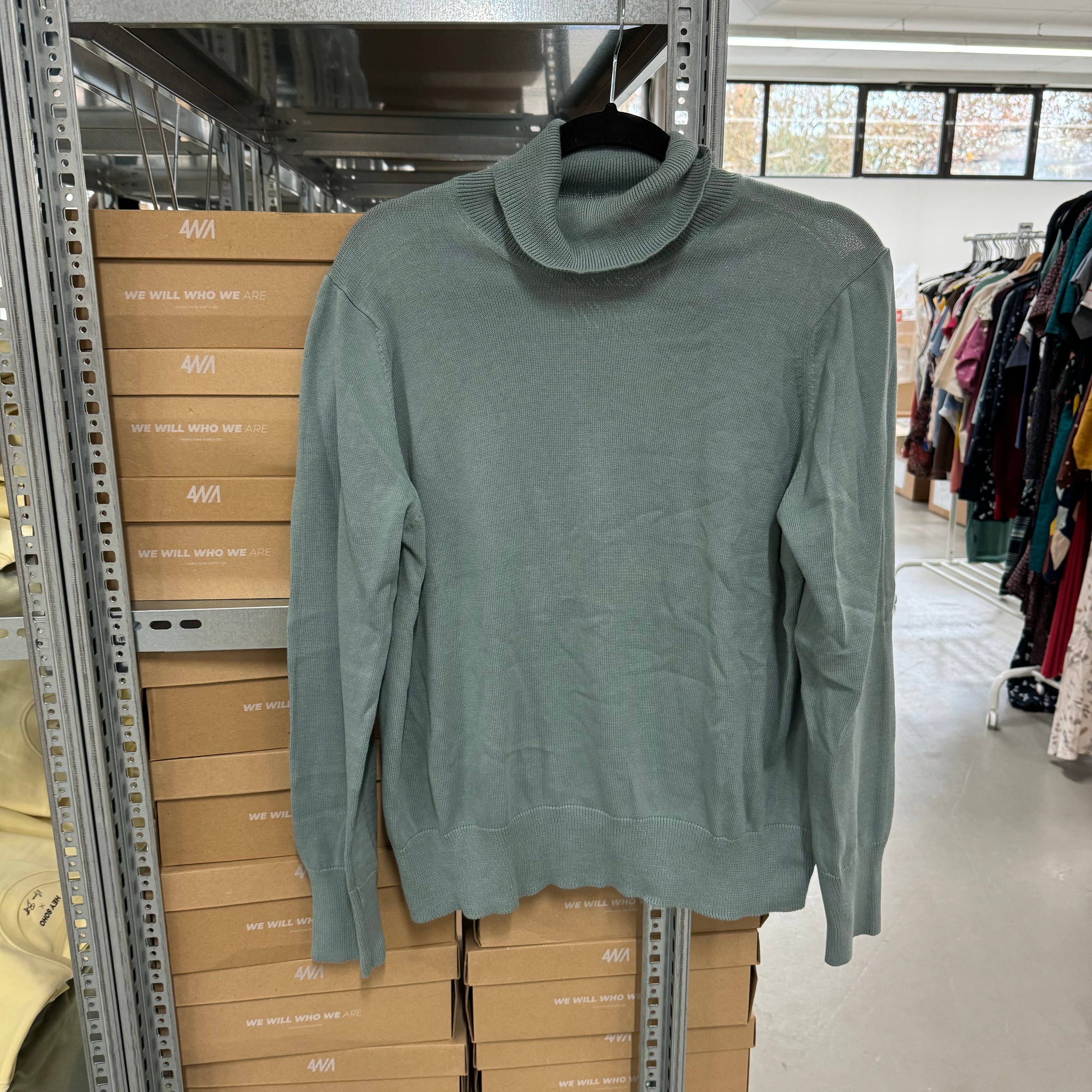 MELAWEAR Pullover mit Rollkragen "MAYURA" - Sage / L