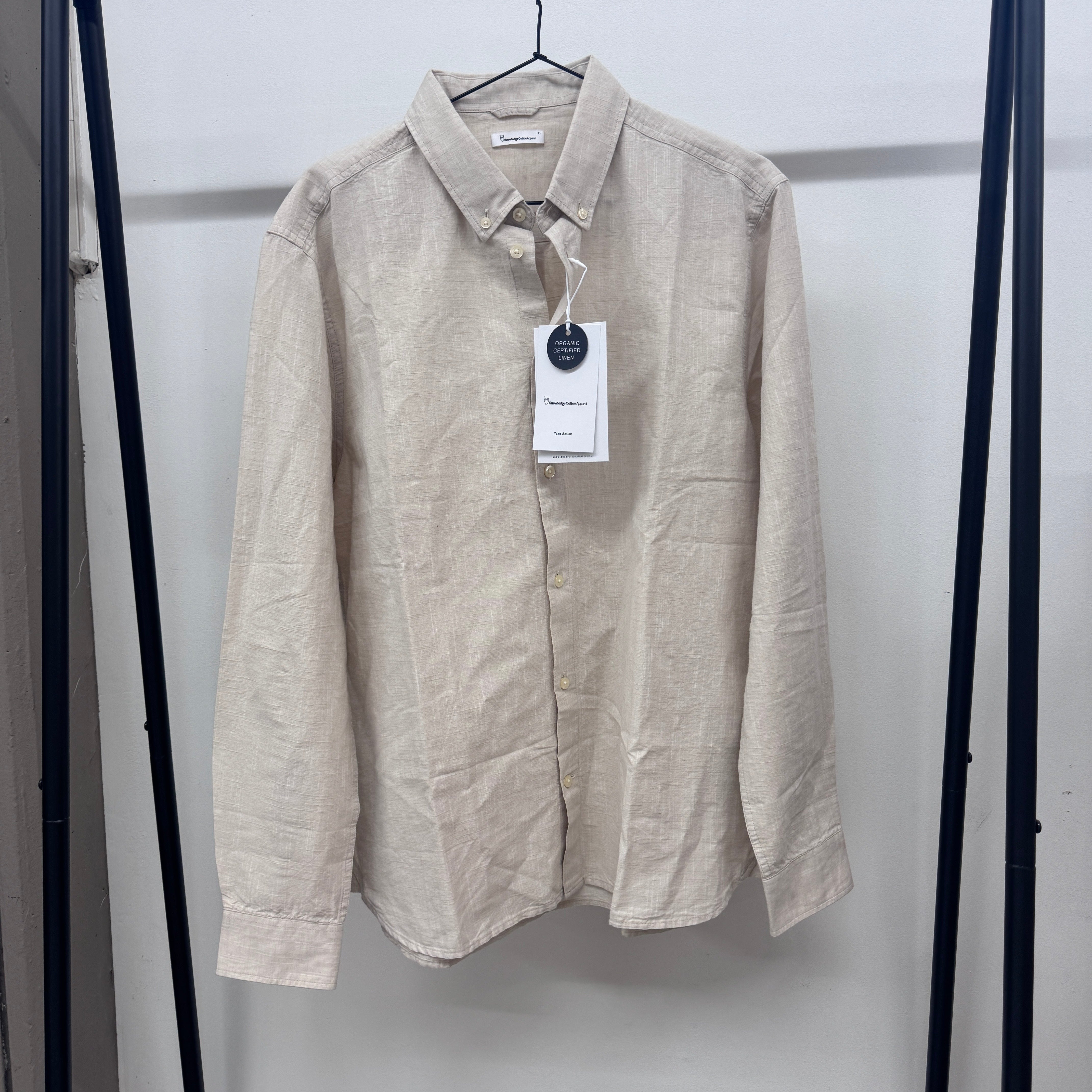 KnowledgeCotton Apparel Regular Leinenhemd