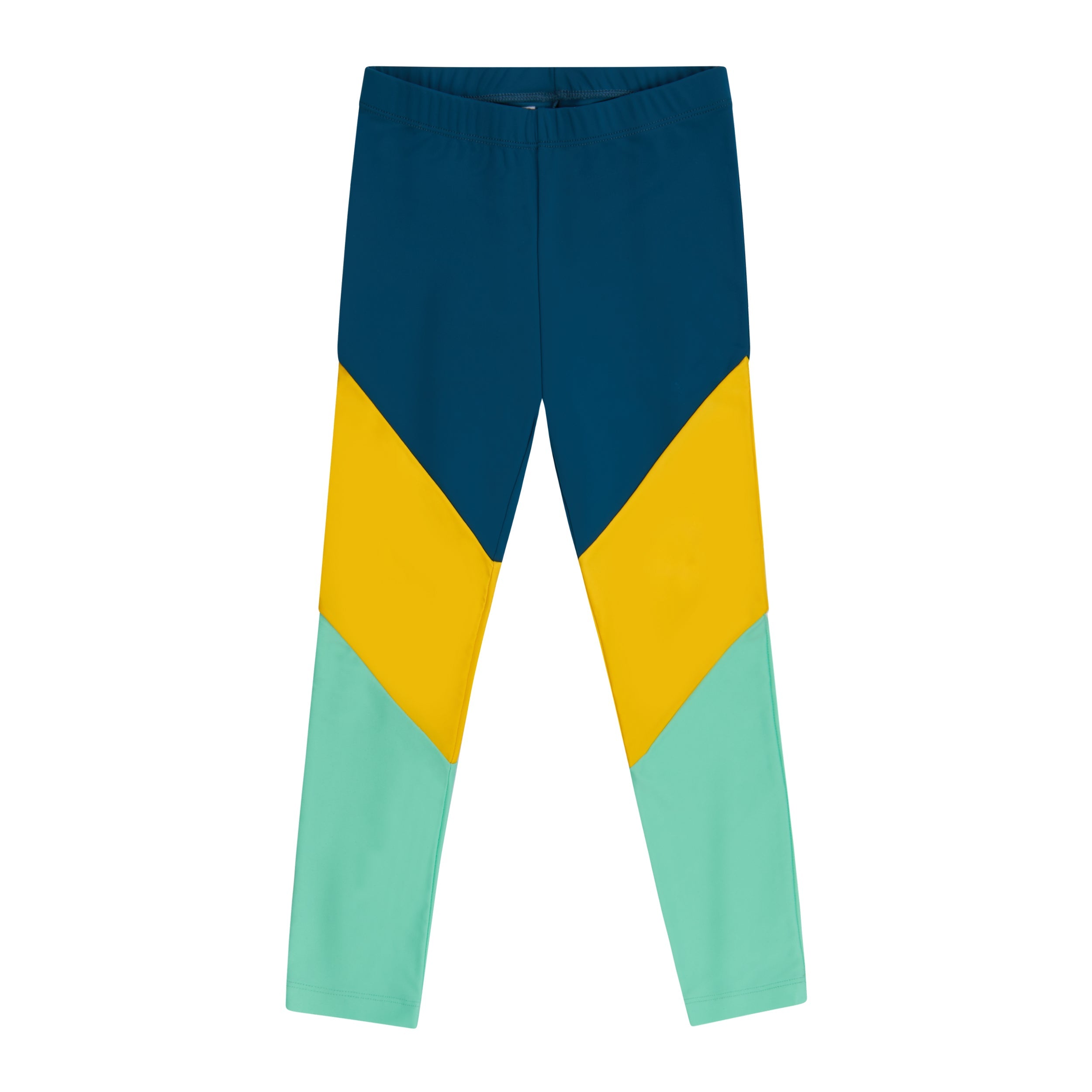 Manitober Kinder UV Leggings Mint Yellow Green
