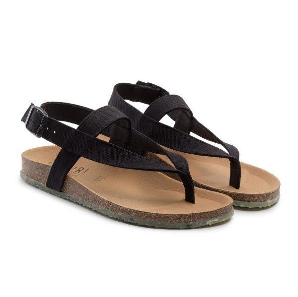 Zouri Damen Sandale "Isle" 46 Schwarz