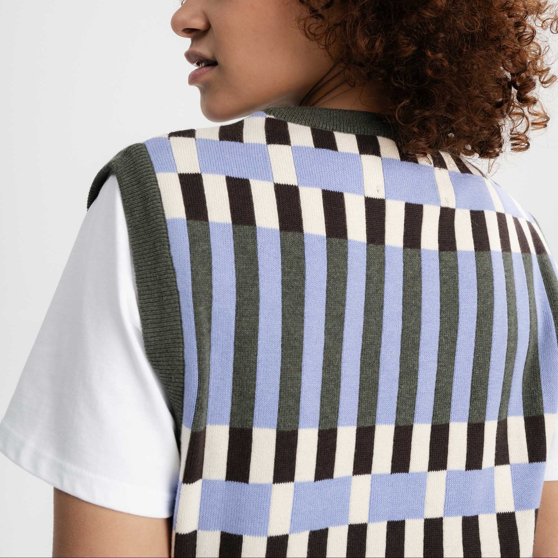 MELA Damen Jacquard Strick Pullunder "JAMUNA"