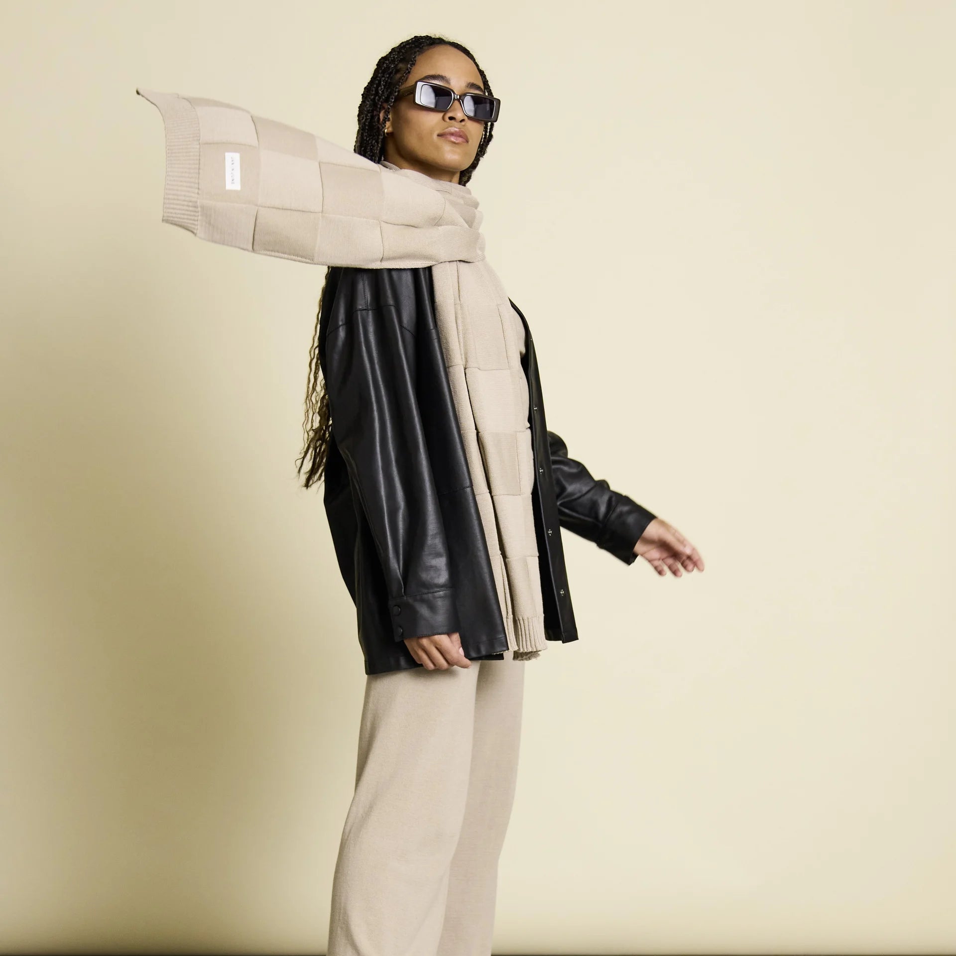 JAN N JUNE Damen Jacke "VEGAN COATED"