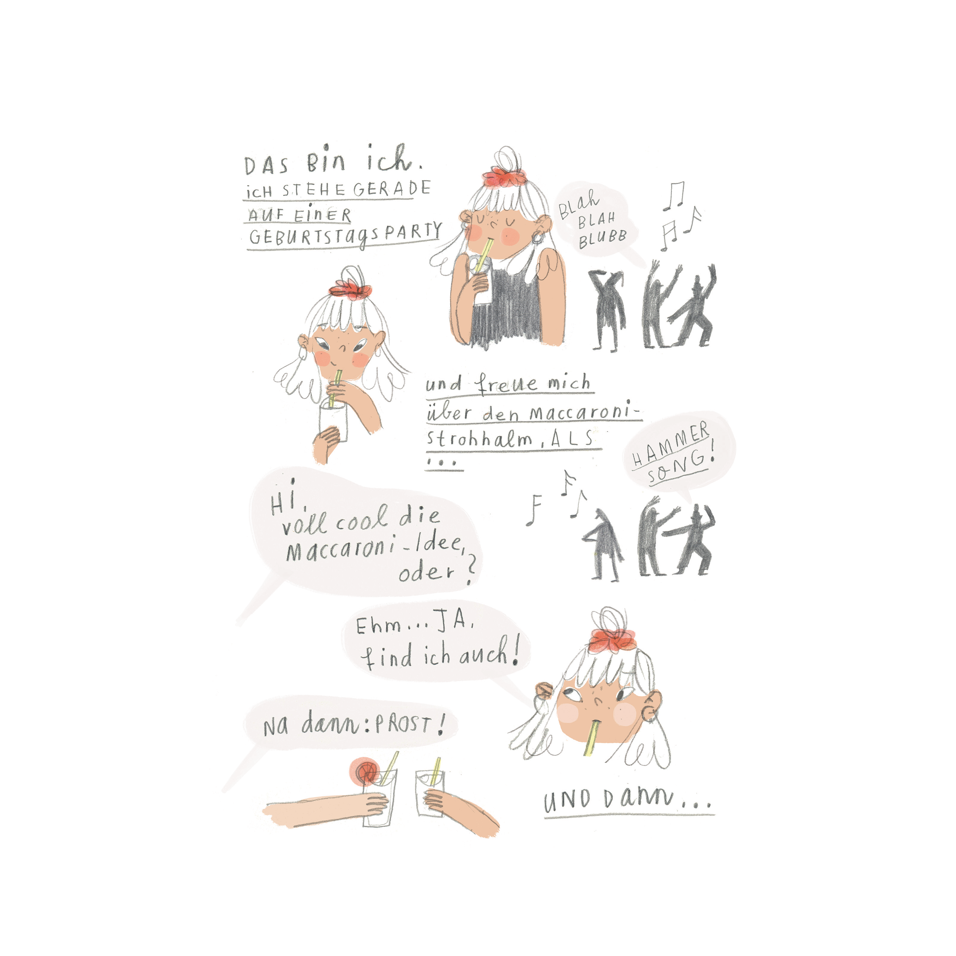 BOHEM PRESS Graphic Novel "Jeden Tag Spaghetti" von Lucia Zamolo
