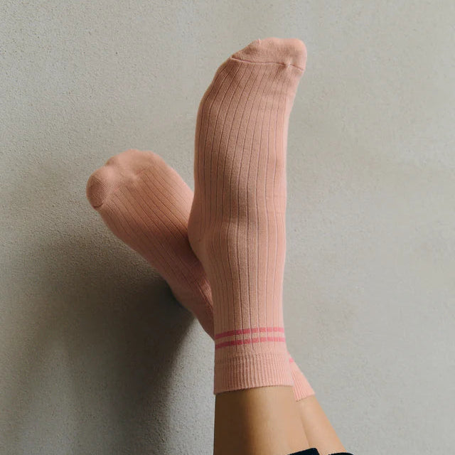 Jutelaune Socken "Stripe" Onesize Peach