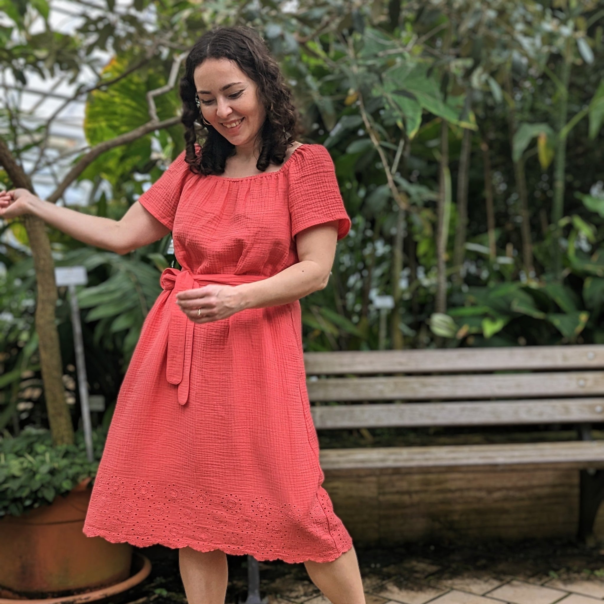 ME&MAY Sommerkleid "Eglantine" Coral