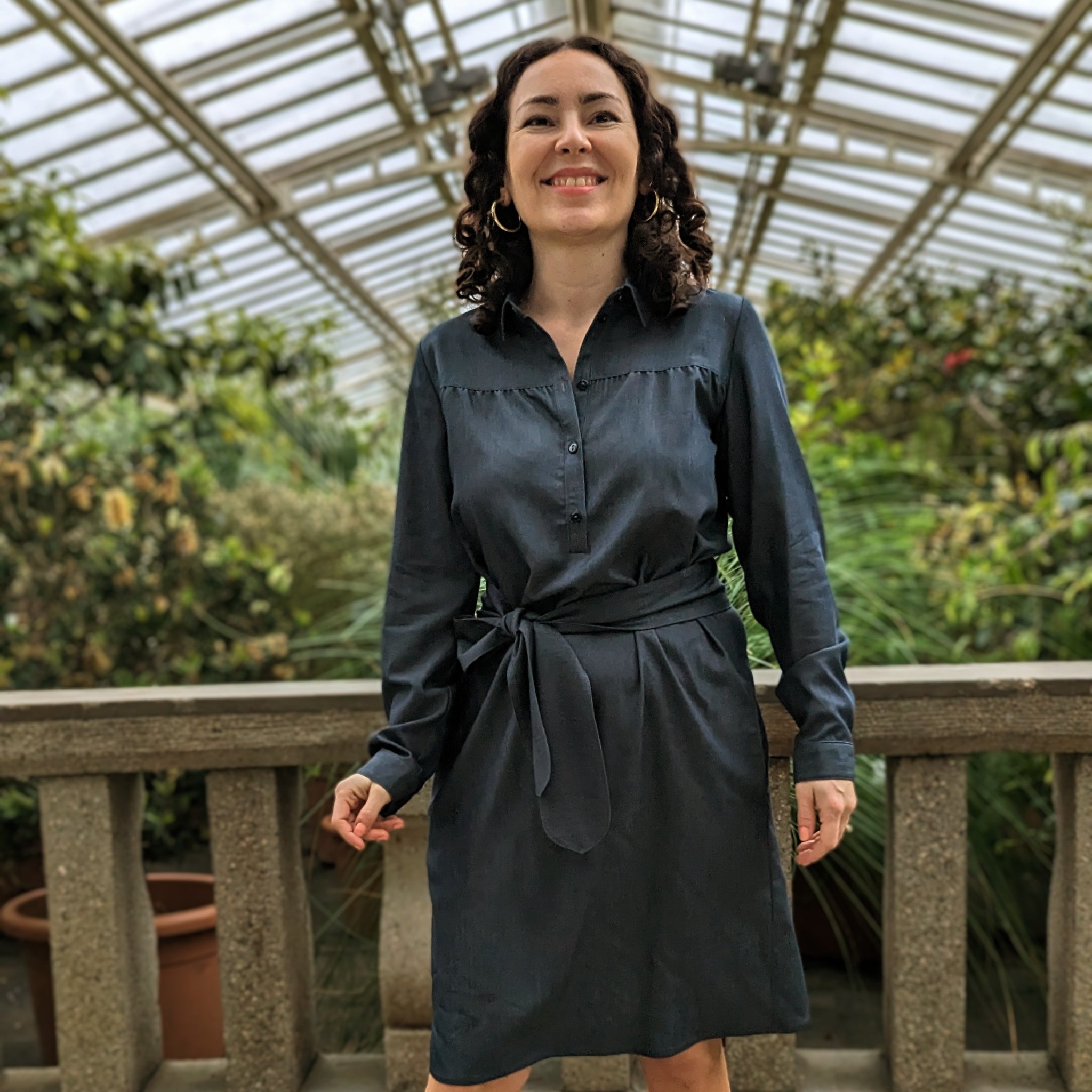 ME&MAY Hemdblusenkleid "Thuja" Denim