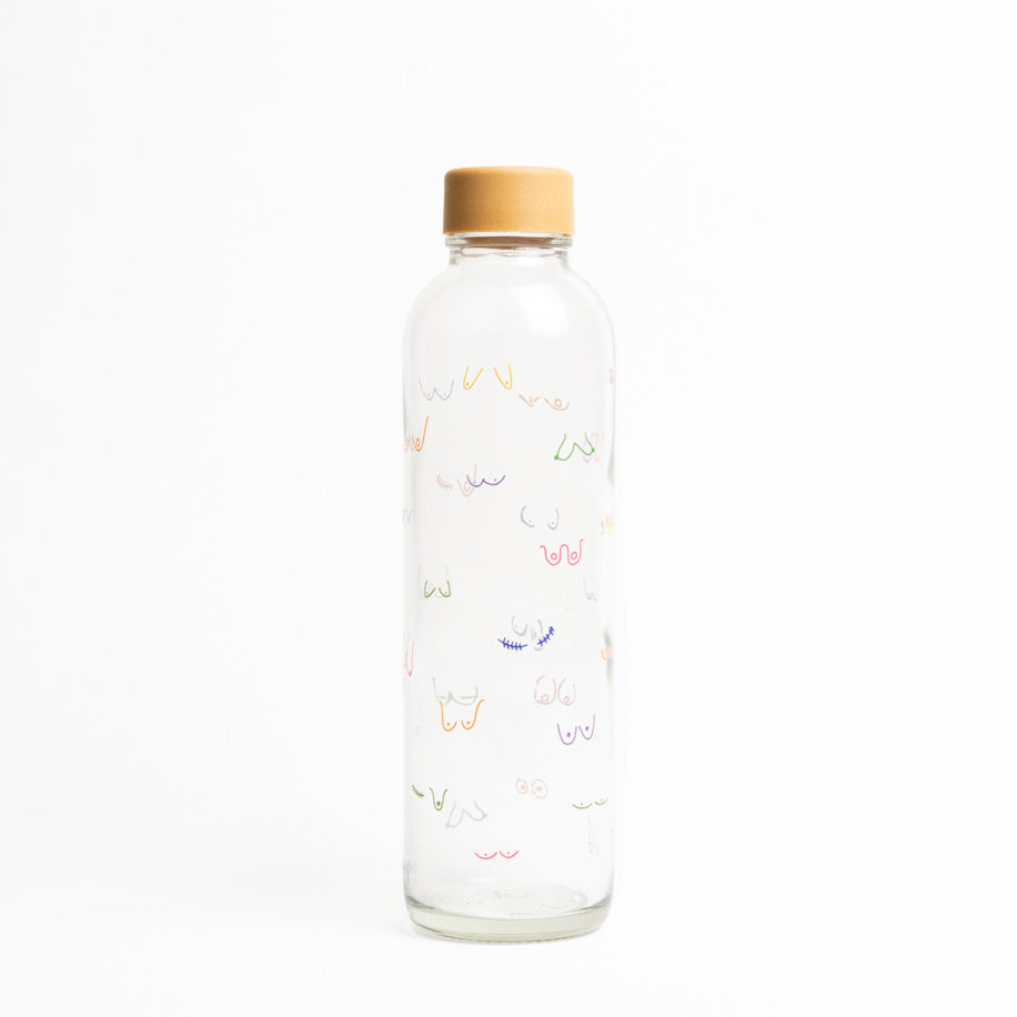 CARRY Trinkflasche aus Glas 0,7 l