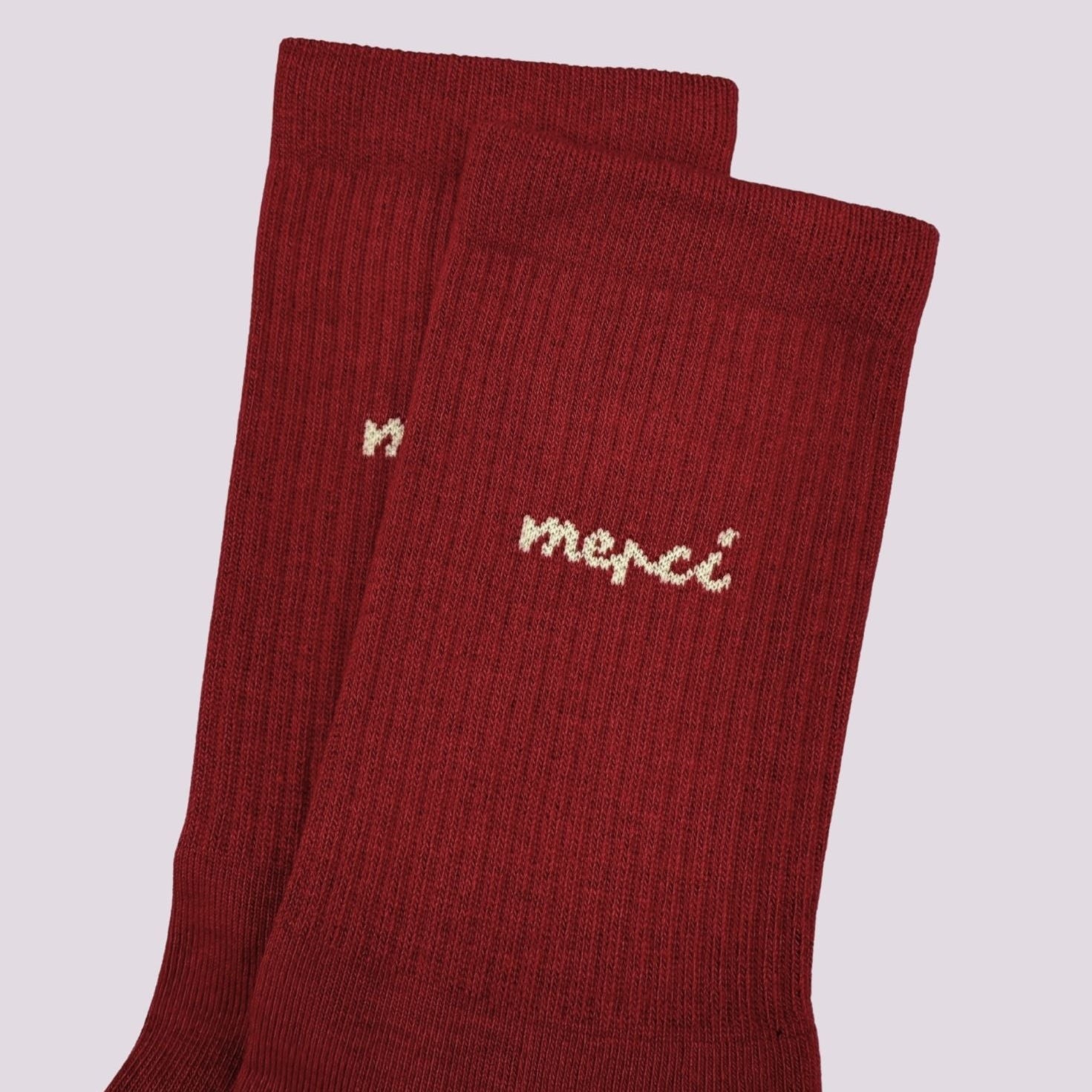 No Bad Days Club Tennissocken "MERCI"