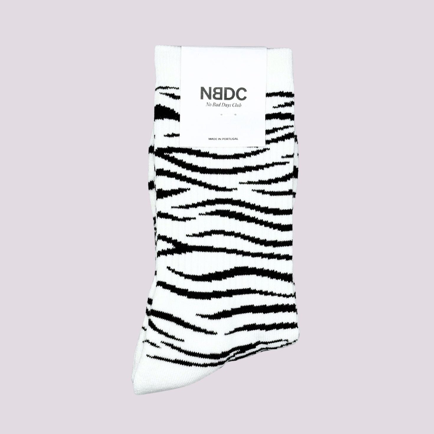 No Bad Days Club Tennissocken "ZEBRA"
