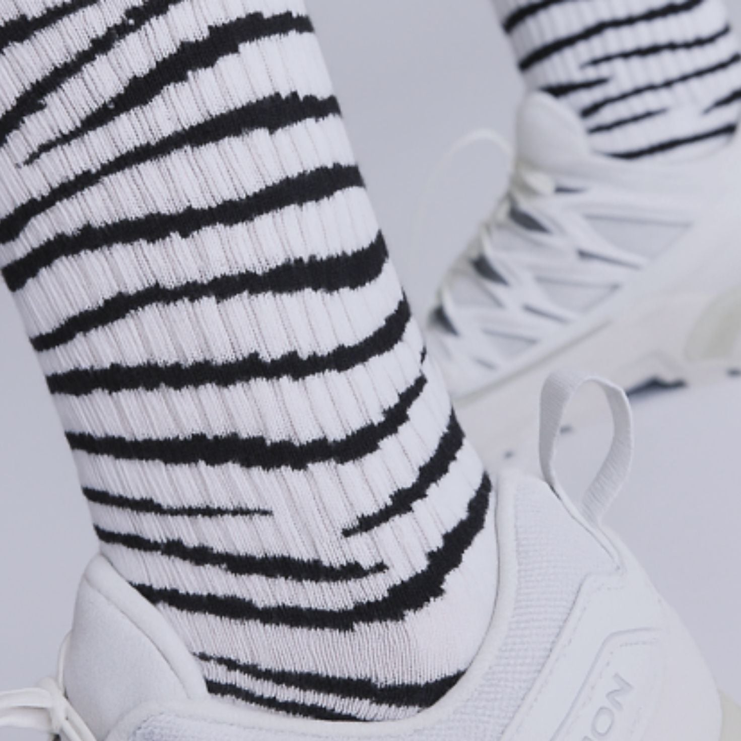 No Bad Days Club Tennissocken "ZEBRA"