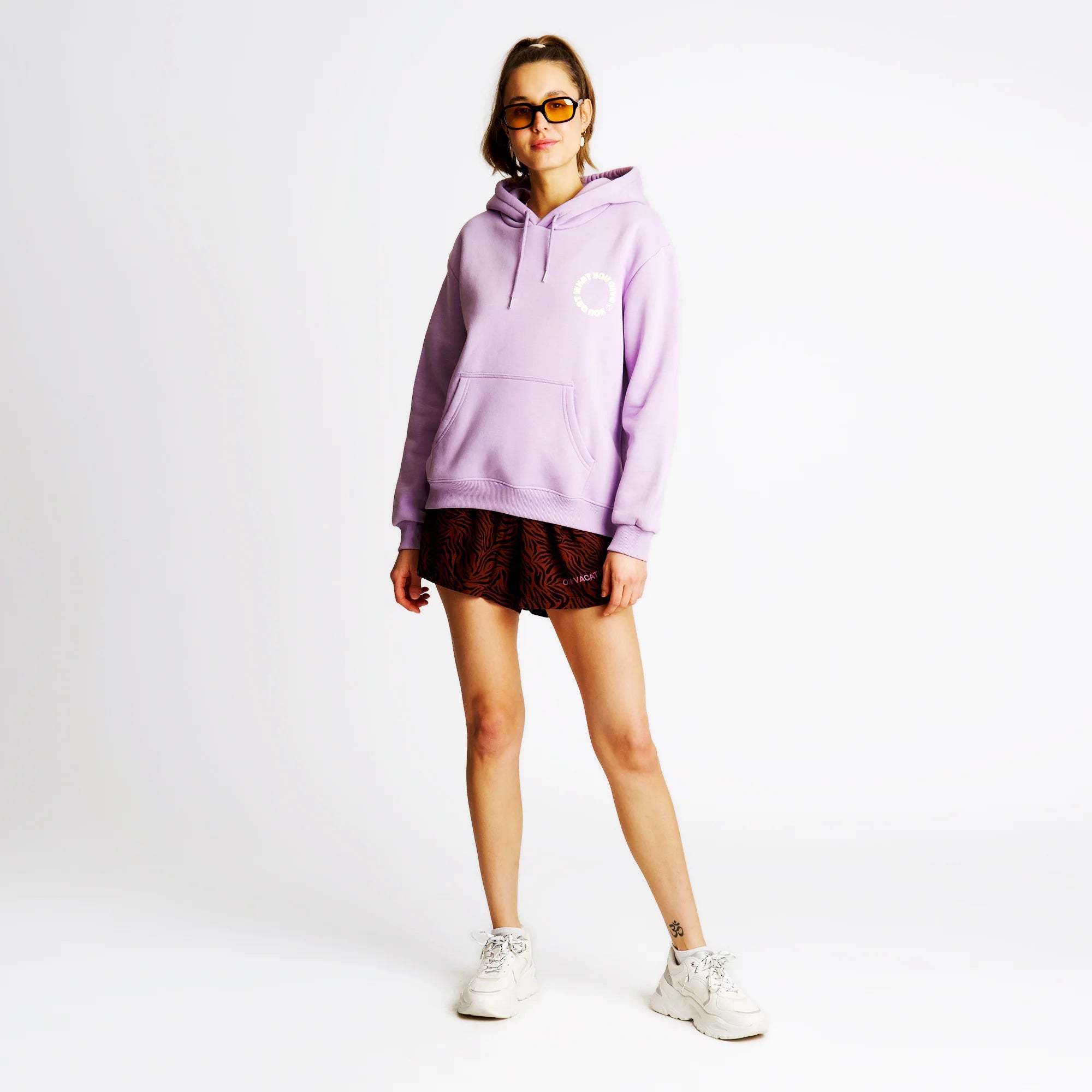 On Vacation Ladies Hoodie "Circle"