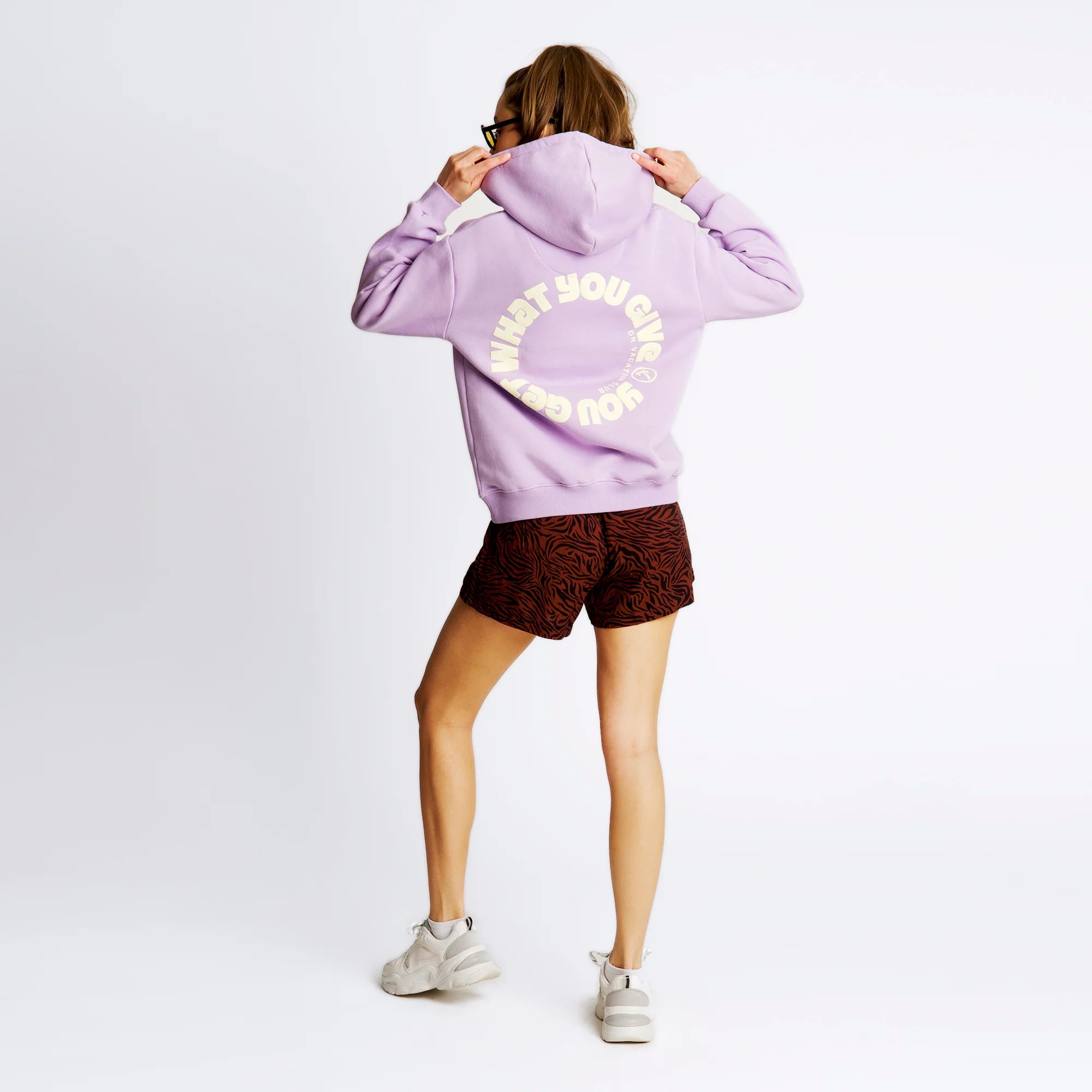 On Vacation Ladies Hoodie "Circle"