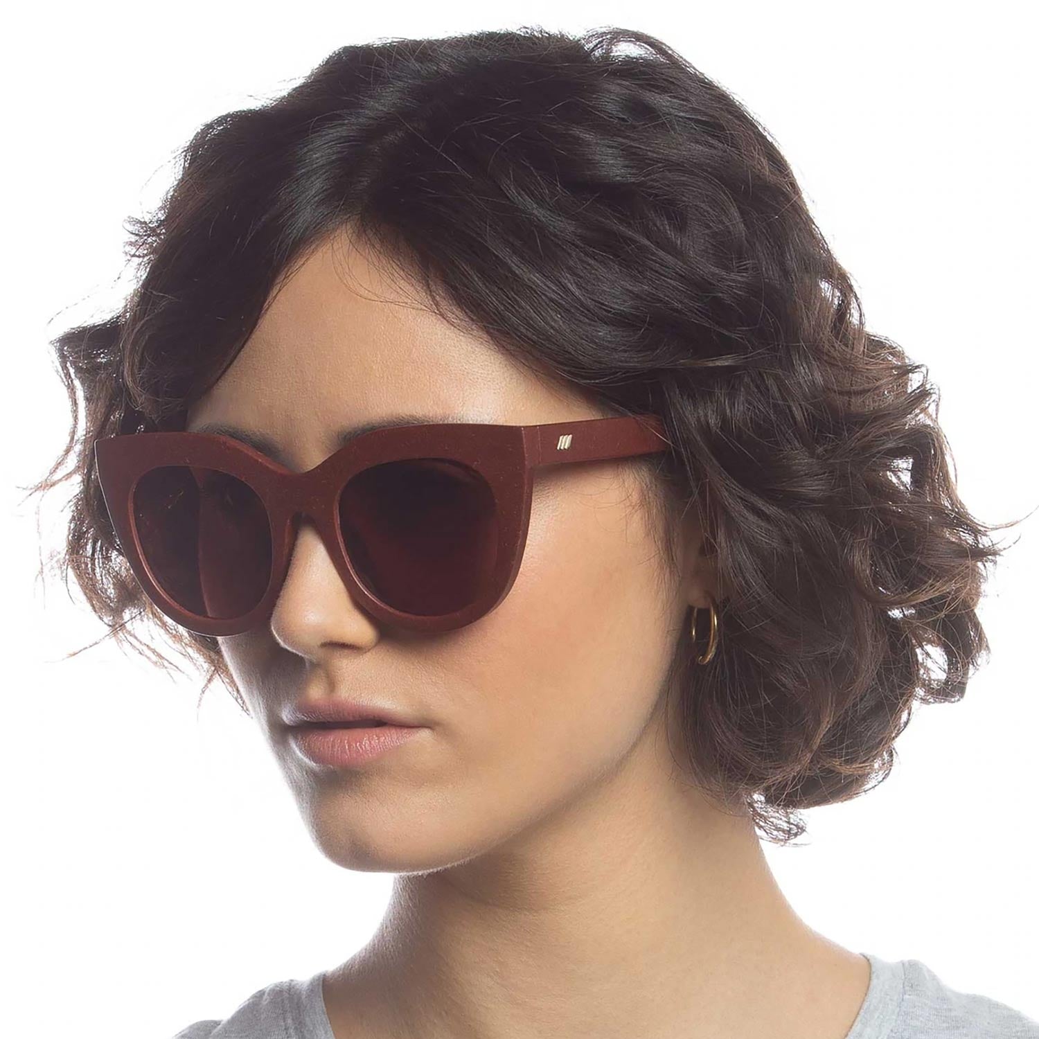 Le Specs Damen Cat-Eye Sonnenbrille "Le Sustain Air Grass"