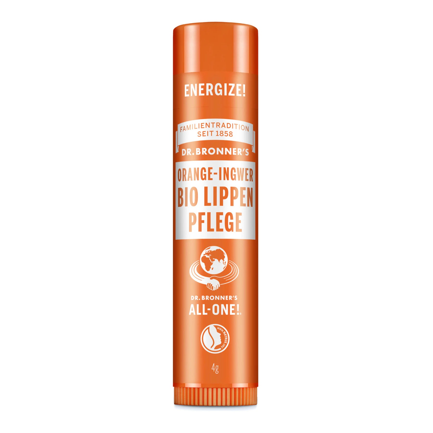 Dr. Bronner's "Bio Lippenpflege" Orange-Ingwer 4 g