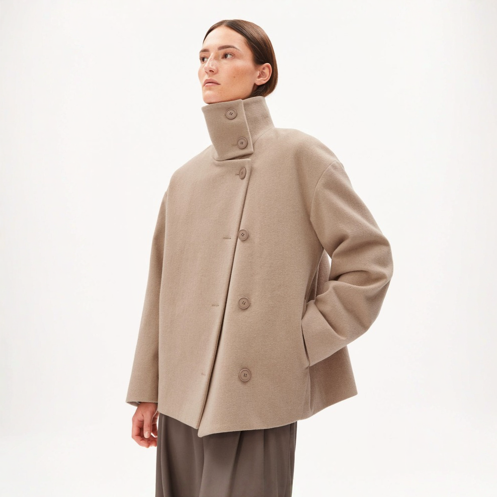 ARMEDANGELS Mantel "MAJELAA WOOL" True Camel