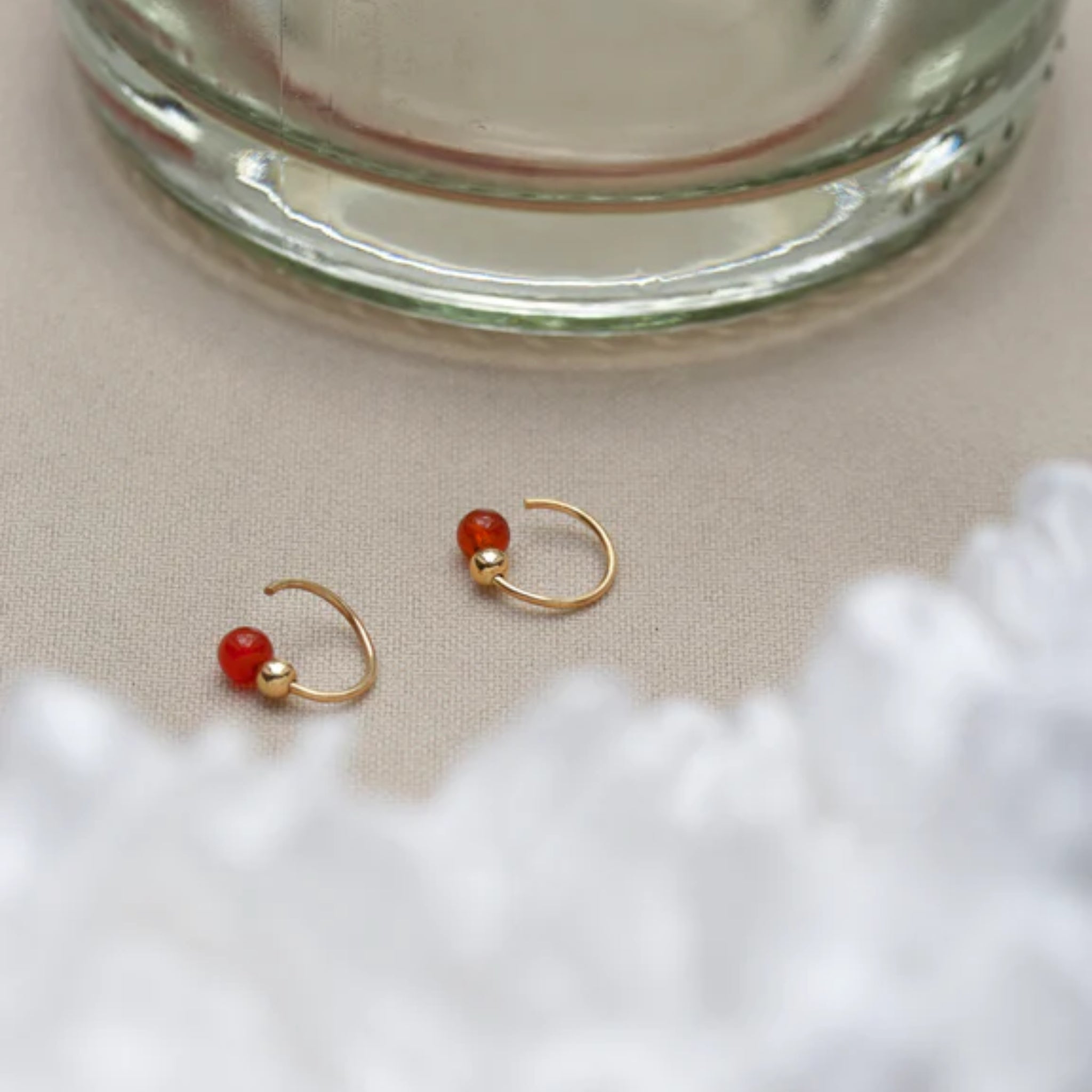 Jukserei Ohrringe "Sunset Bubble Twist"