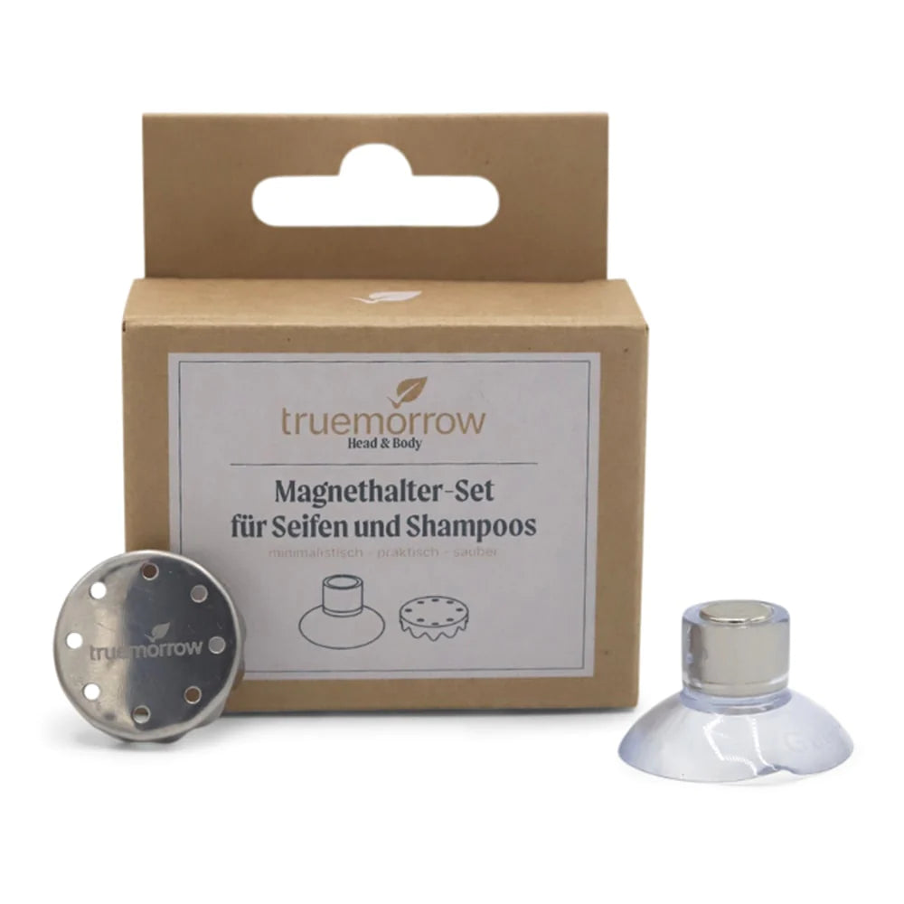 truemorrow Magnethalter für feste Seifen und Shampoos Saugnapf