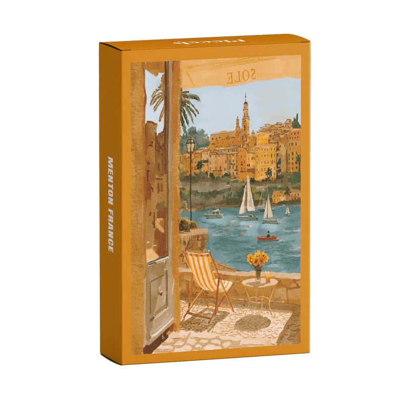 Piecely Mini Puzzle 99 Teile Menton France 10 x 14 cm