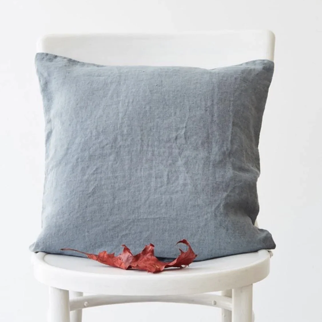 Naturewaves Kissenbezug aus Leinen "Mira" Blau