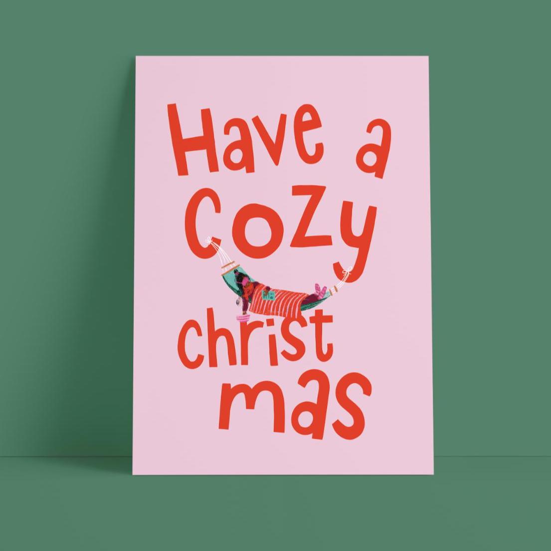 Studio Danii Postkarte DIN A6 Have a cozy christmas DIN A6