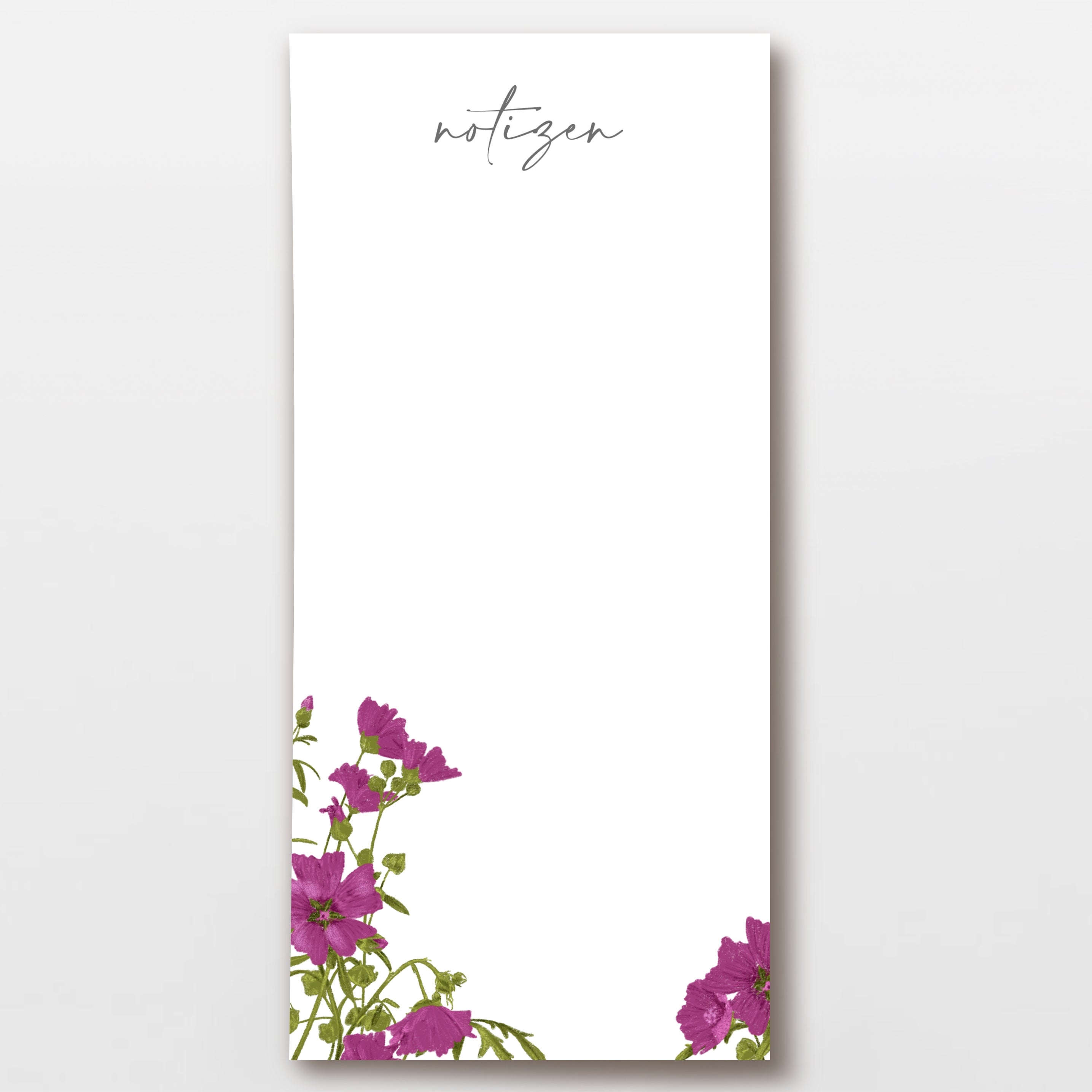 Wildblumen Atelier Notizblock