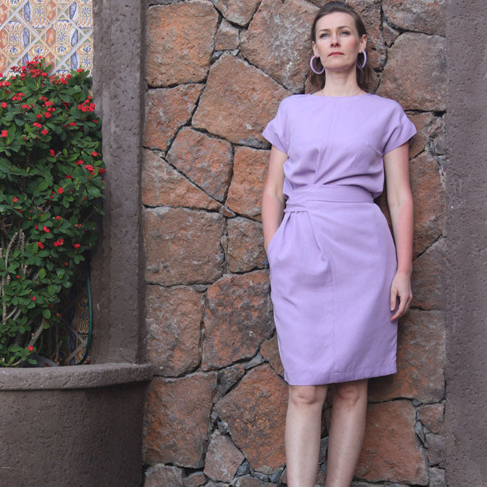 NINA REIN Kleid Lea Lavendel