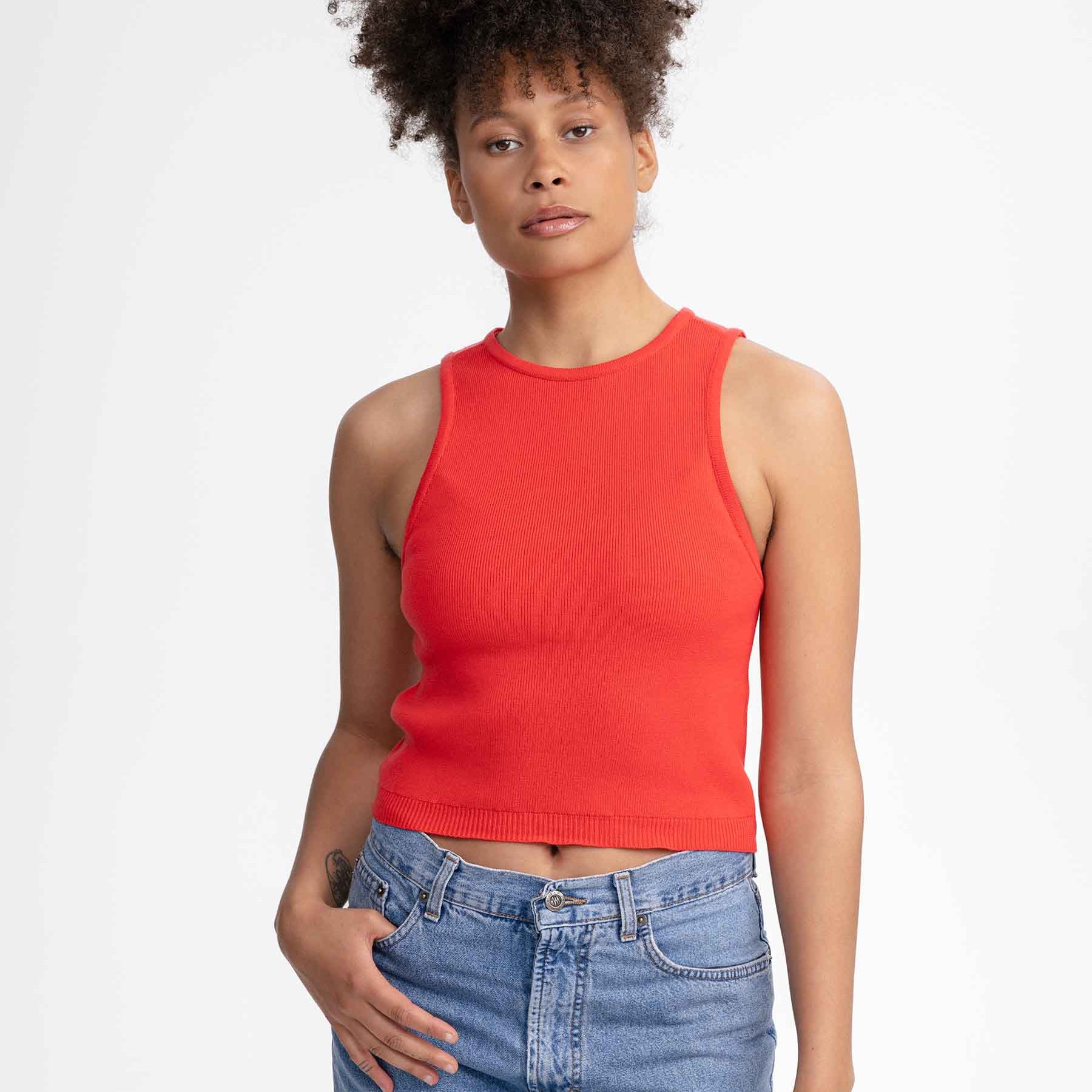MELA Damen Strick Top "NIKARA"