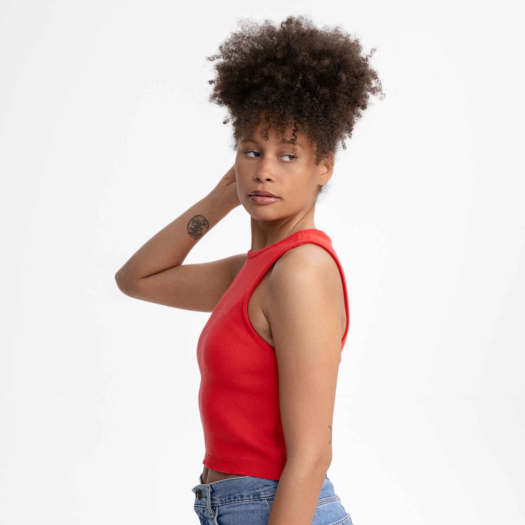 MELA Damen Strick Top "NIKARA"