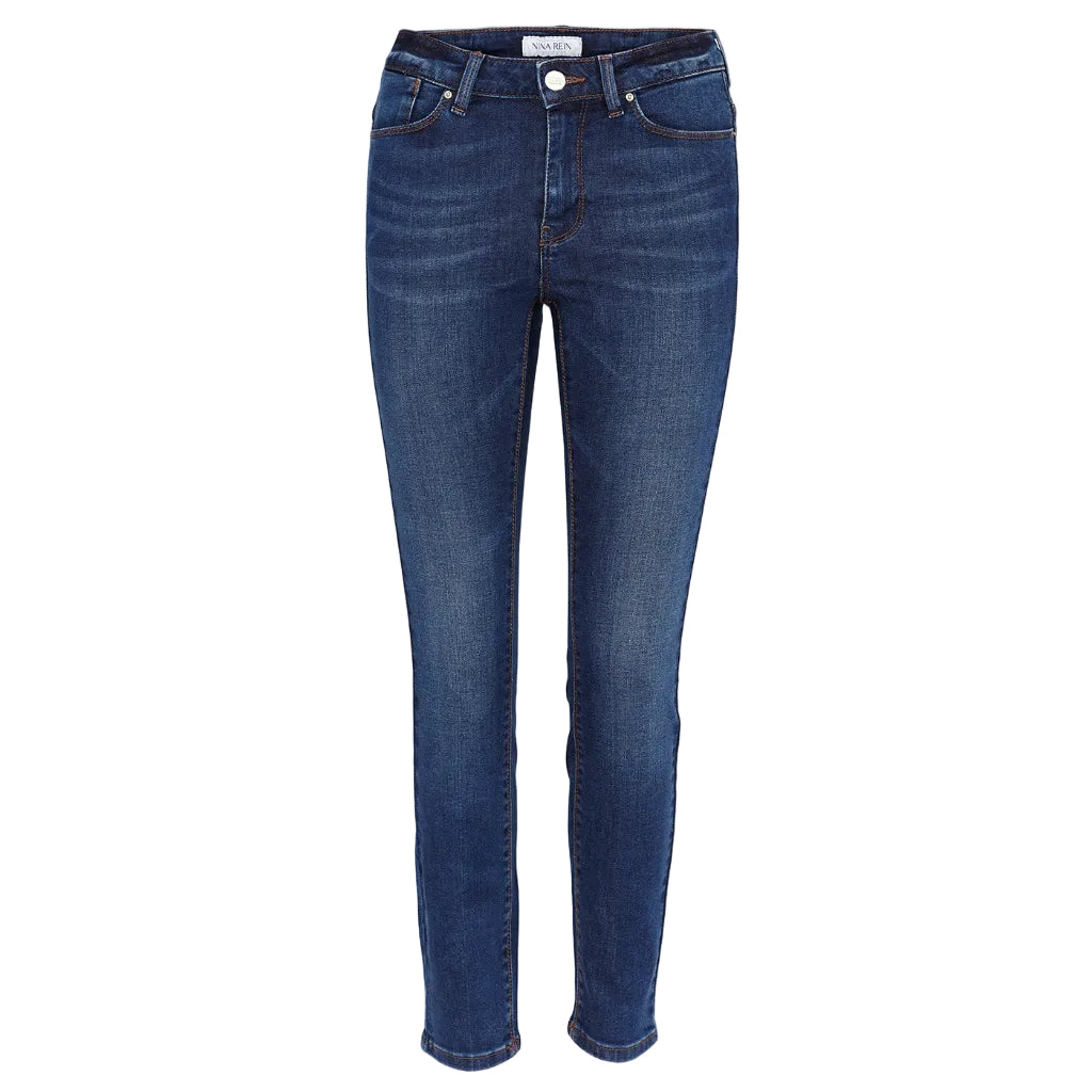 NINA REIN Jeans aus Bio-Baumwolle Navy