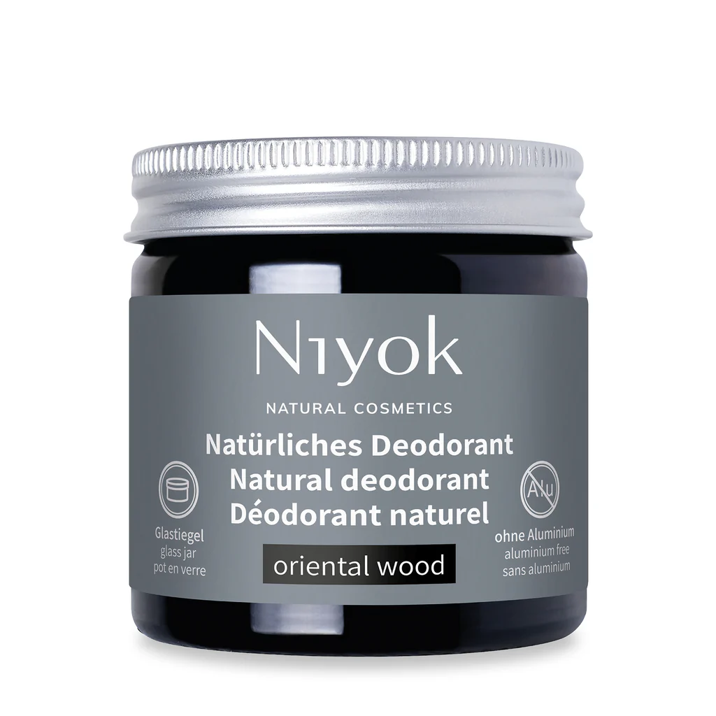 Niyok 2 in 1 anti-transpirante Deocreme "Oriental Wood" 40 ml