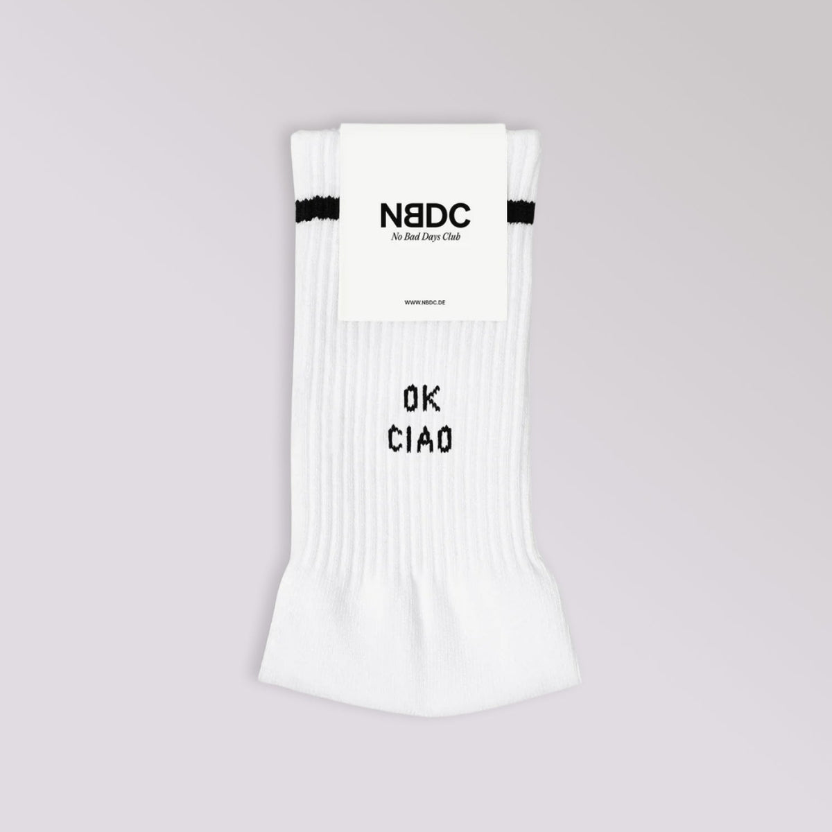 No Bad Days Club Statement Socken "OK CIAO"