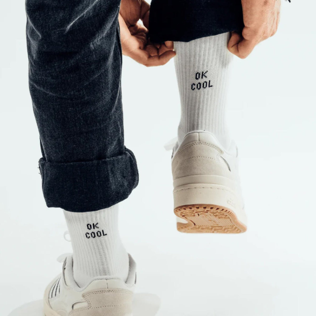 No Bad Days Club Statement Socken "OK COOL"