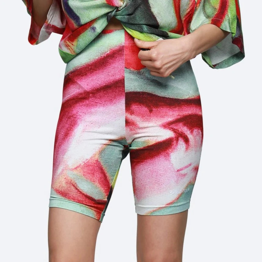 On Vacation Cycling Shorts "Jungle"