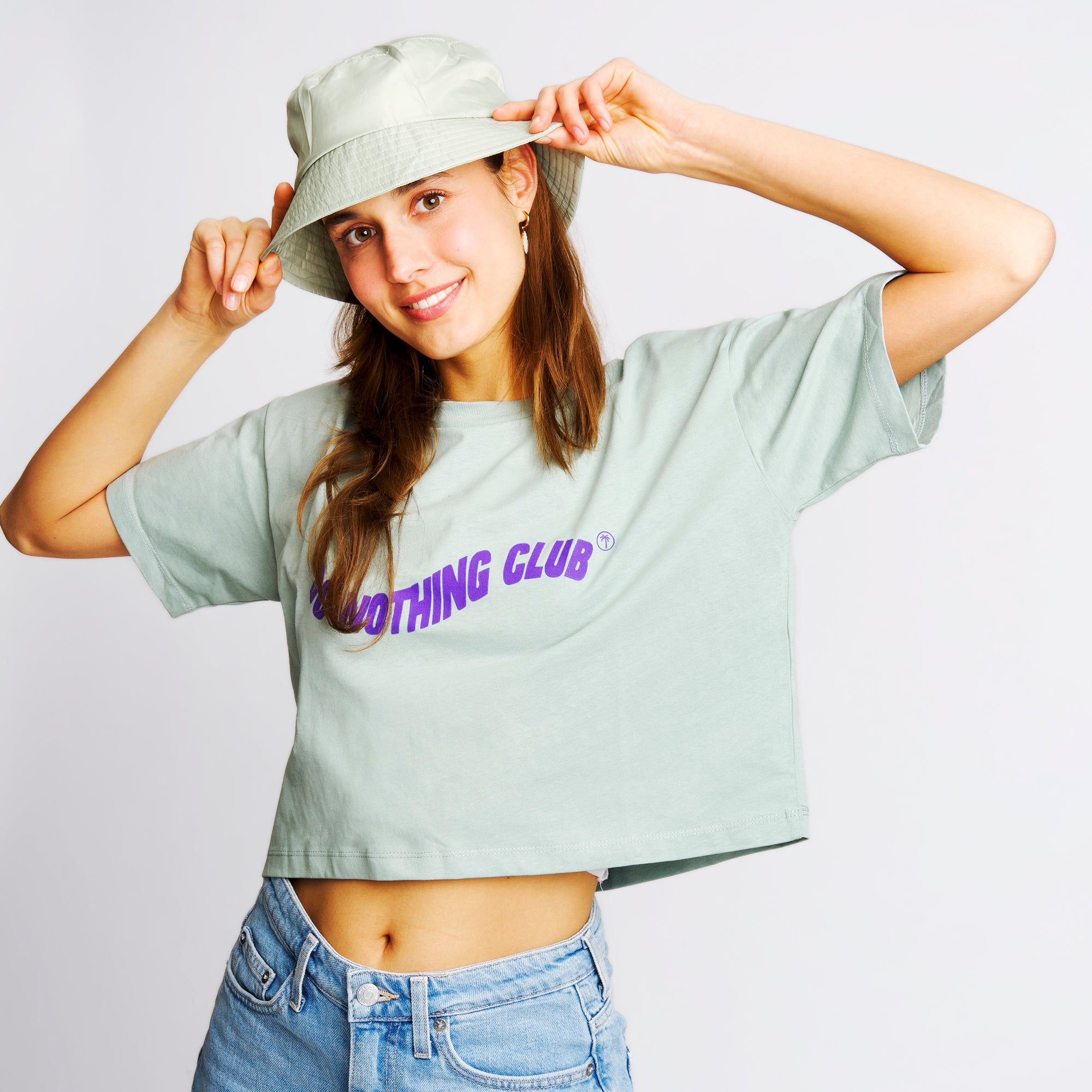 On Vacation Ladies Cropped Top "Swung"