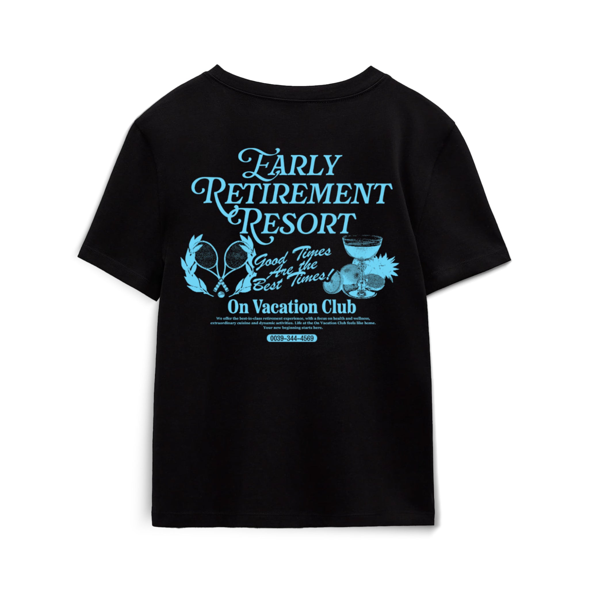 On Vacation Ladies T-Shirt "Resort" Black