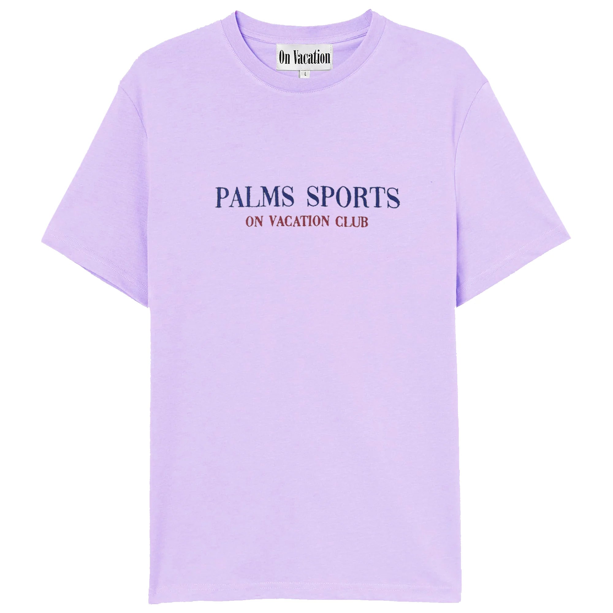 On Vacation Unisex T-Shirt "Palms Sports" Light-Purple