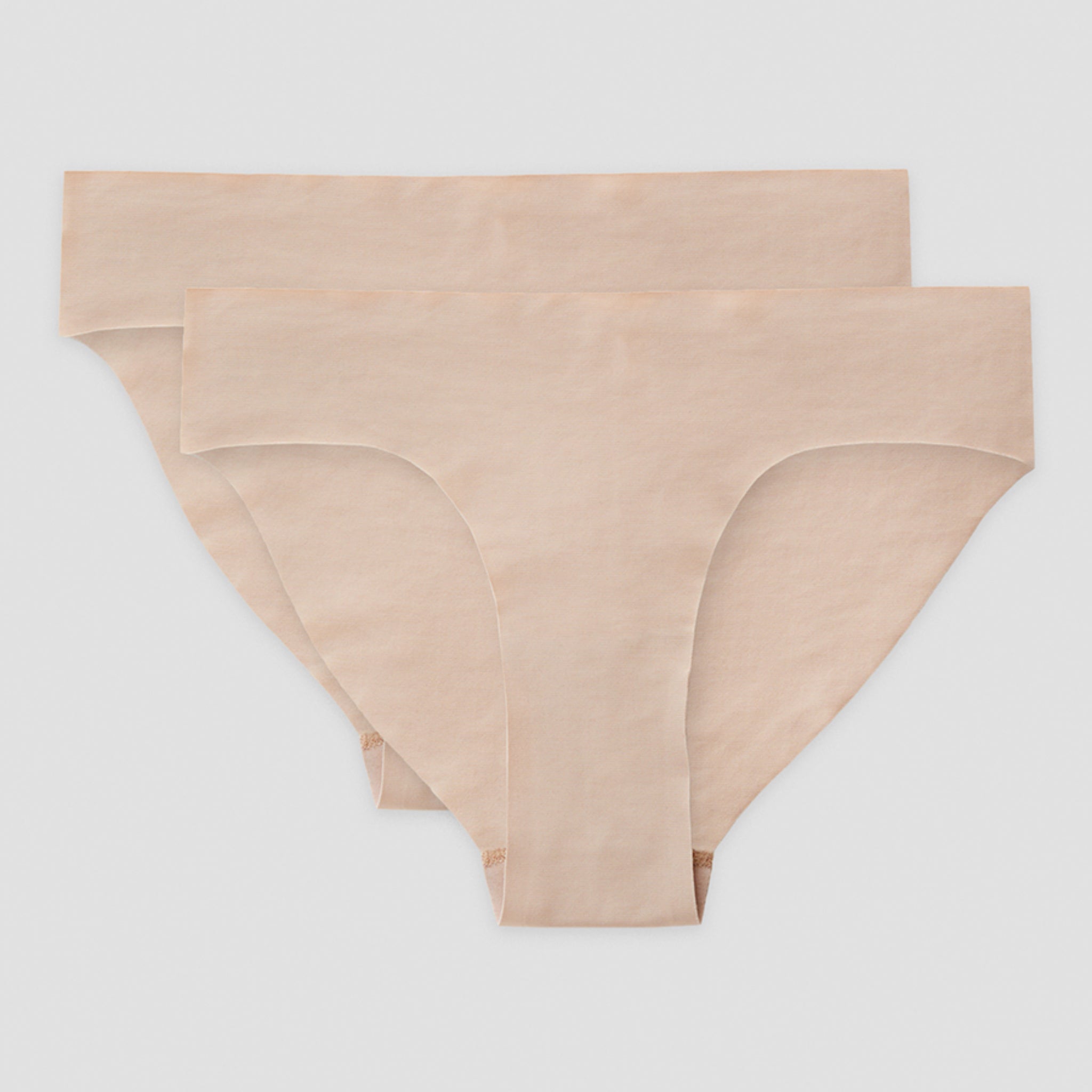 Organic Basics Invisible Cheeky Briefs 2-Pack L Nude