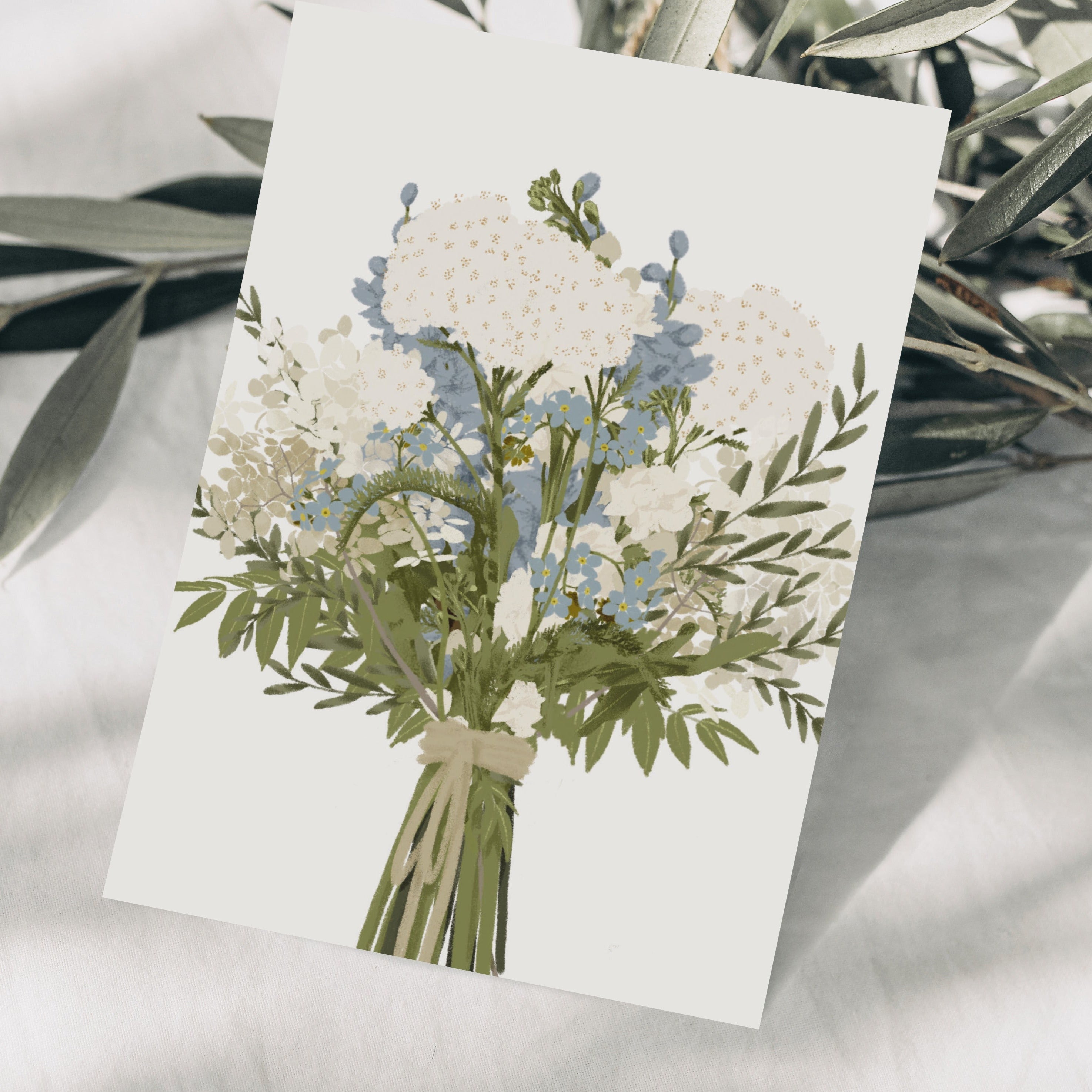 Wildblumen Atelier Postkarte "Blumenstrauß"