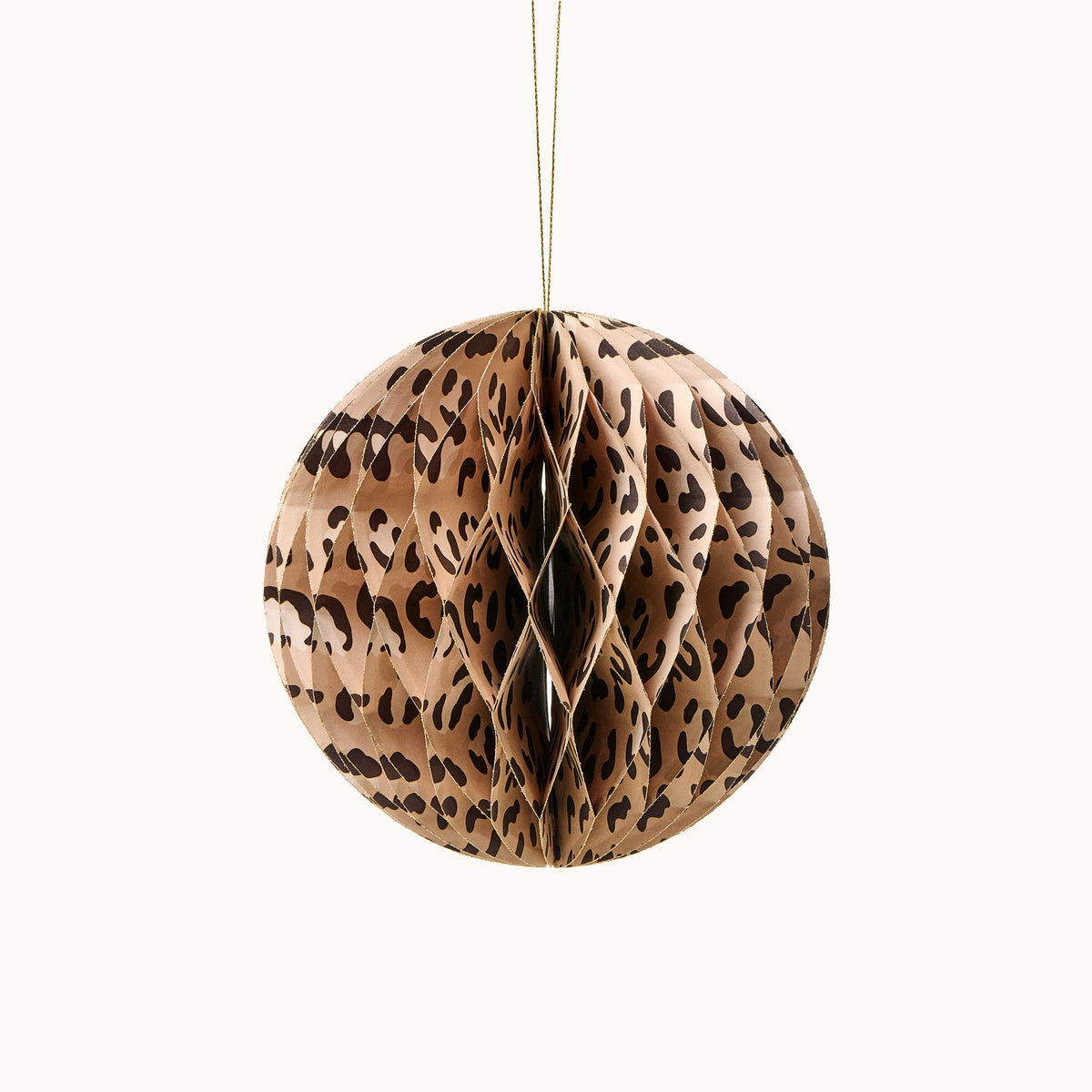 by Vivi Anhänger Weihnachtskugel aus Papier 15 x 15 cm Classic Leo